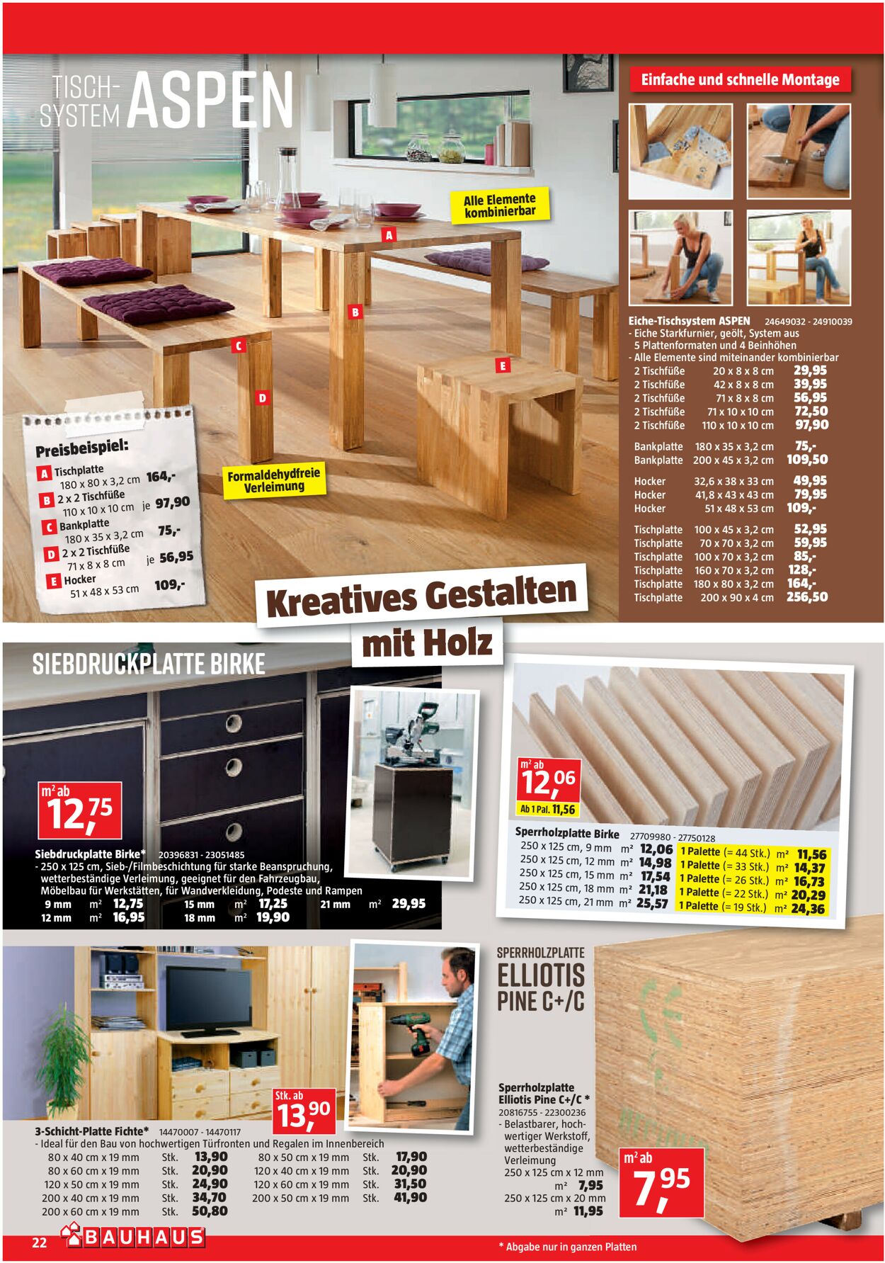 Prospekt Bauhaus 01.03.2021 - 30.03.2021