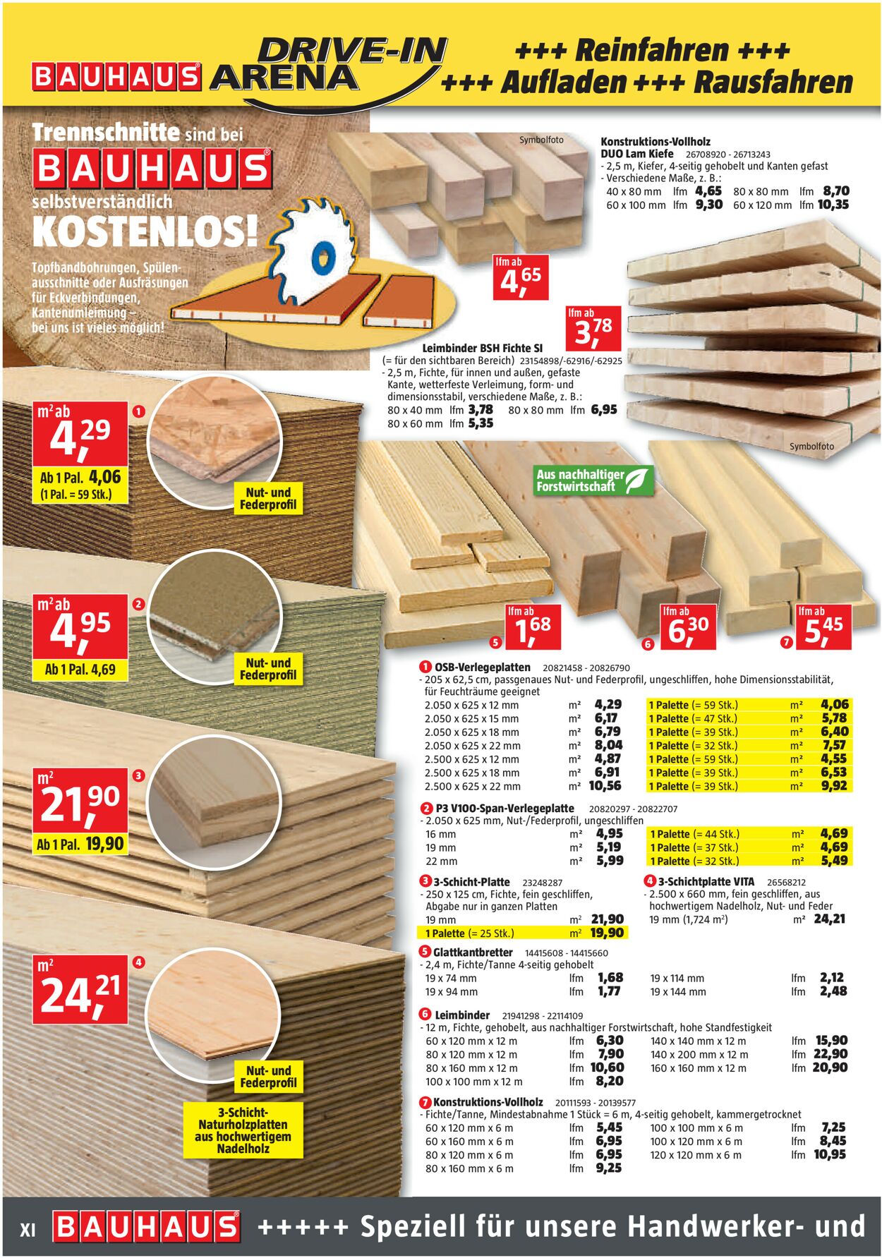Prospekt Bauhaus 01.03.2021 - 30.03.2021