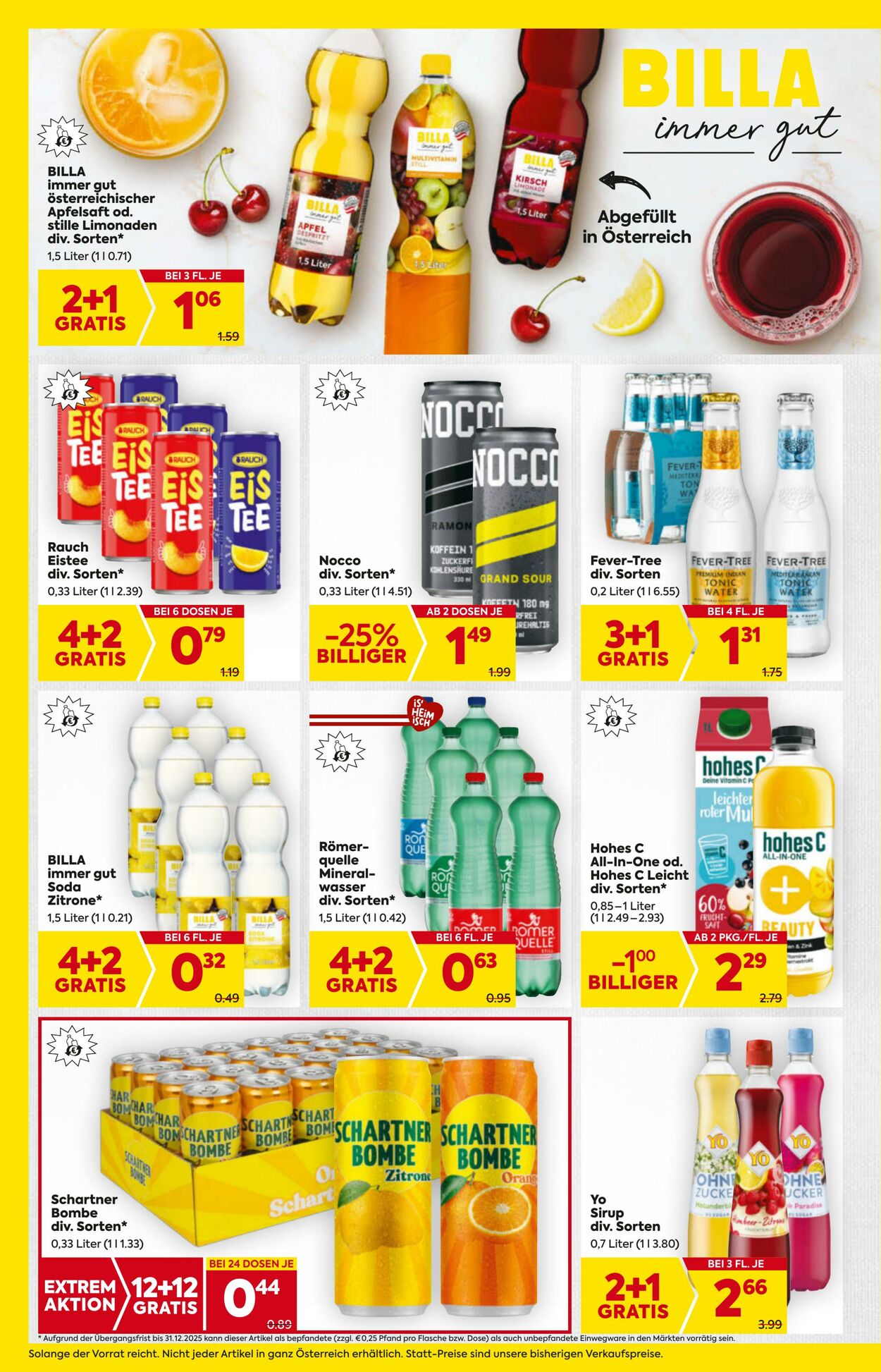 Prospekt BILLA PLUS 31.07.2025 - 06.08.2025