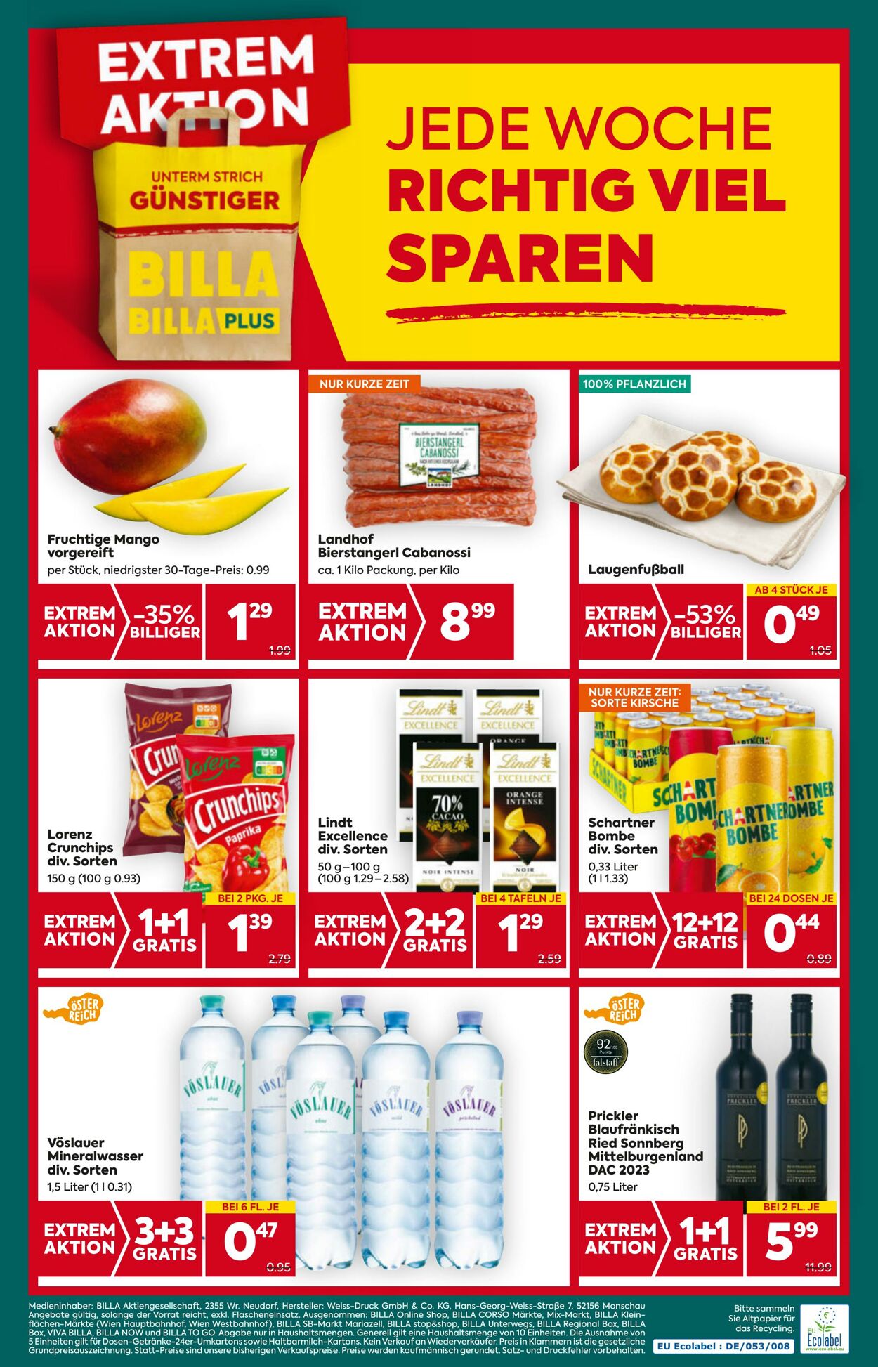 Prospekt BILLA PLUS 17.10.2024 - 23.10.2024