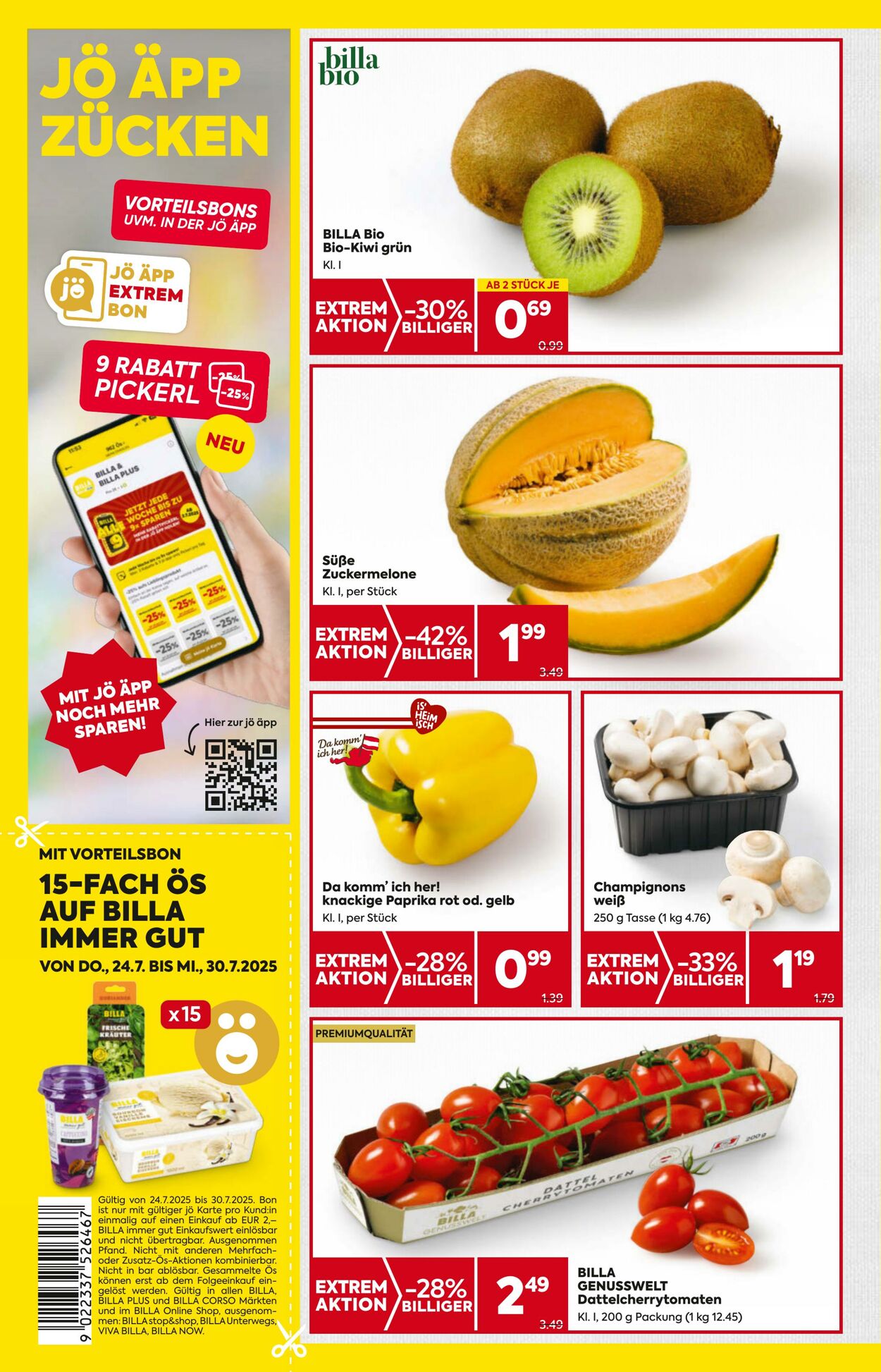 Prospekt BILLA PLUS 24.07.2025 - 30.07.2025