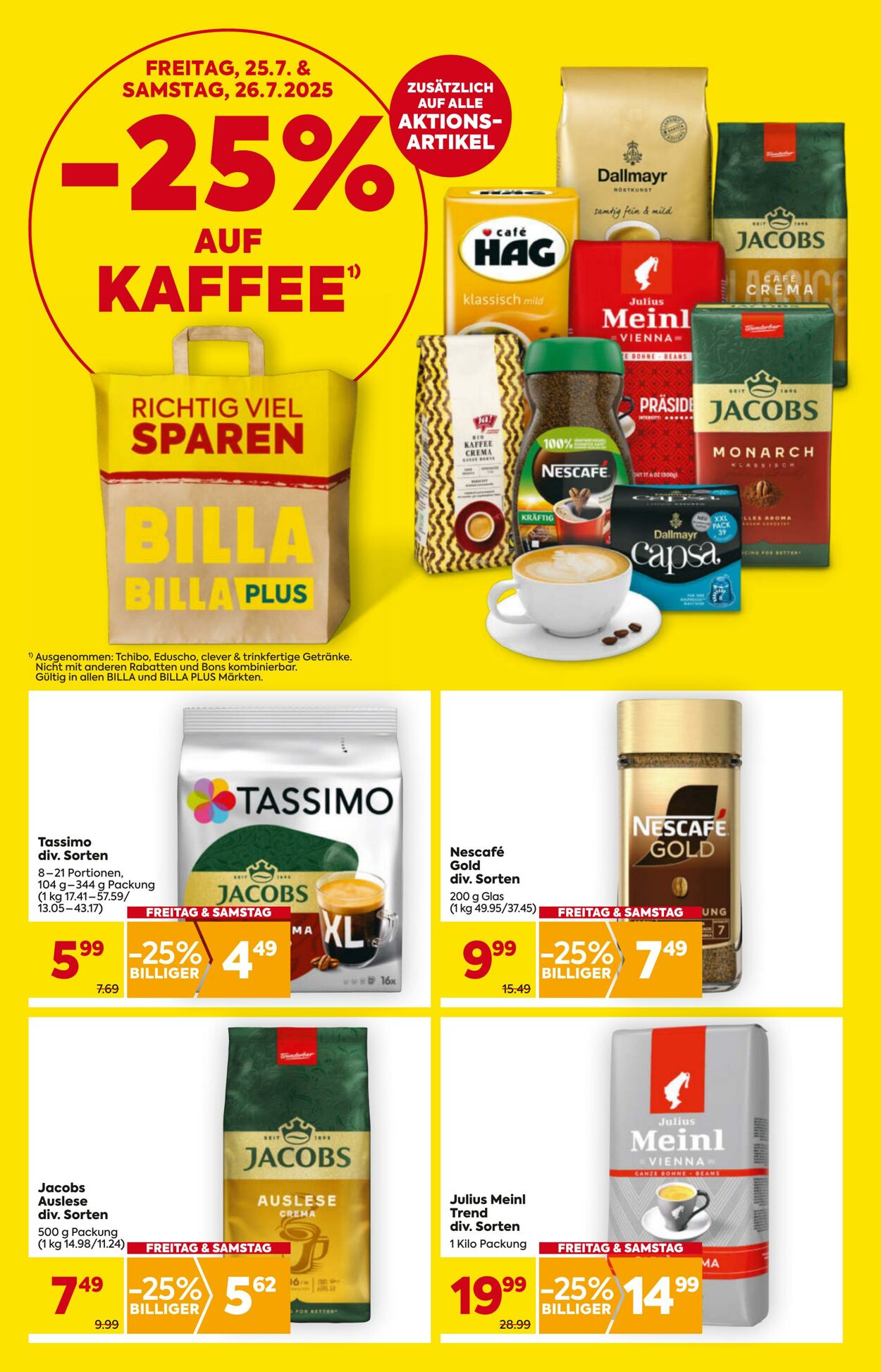 Prospekt BILLA PLUS 24.07.2025 - 30.07.2025