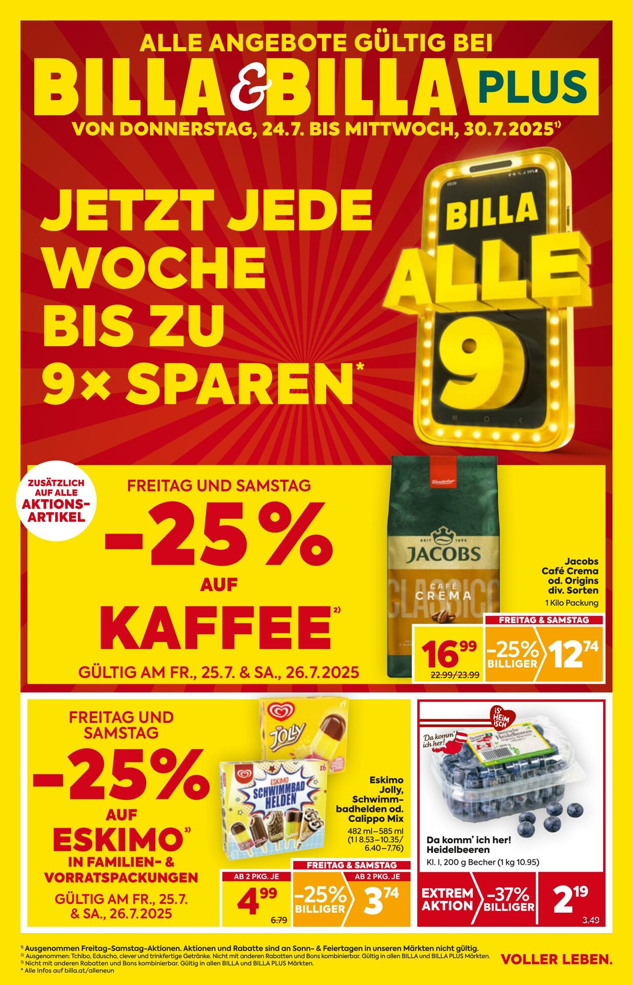 Prospekt BILLA PLUS 24.07.2025 - 30.07.2025