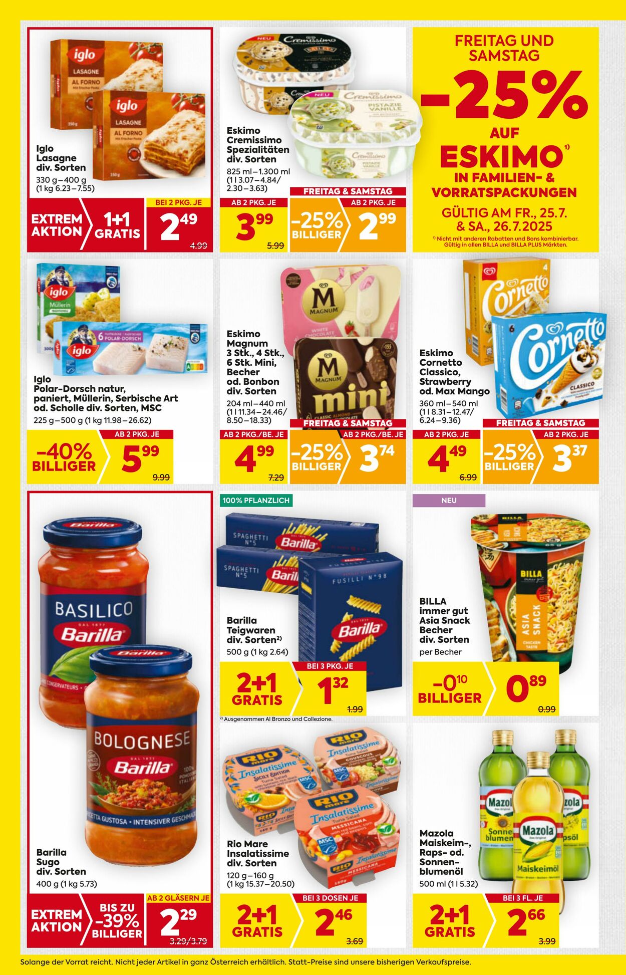 Prospekt BILLA PLUS 24.07.2025 - 30.07.2025