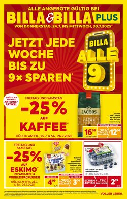 Prospekt BILLA PLUS 24.07.2025 - 30.07.2025