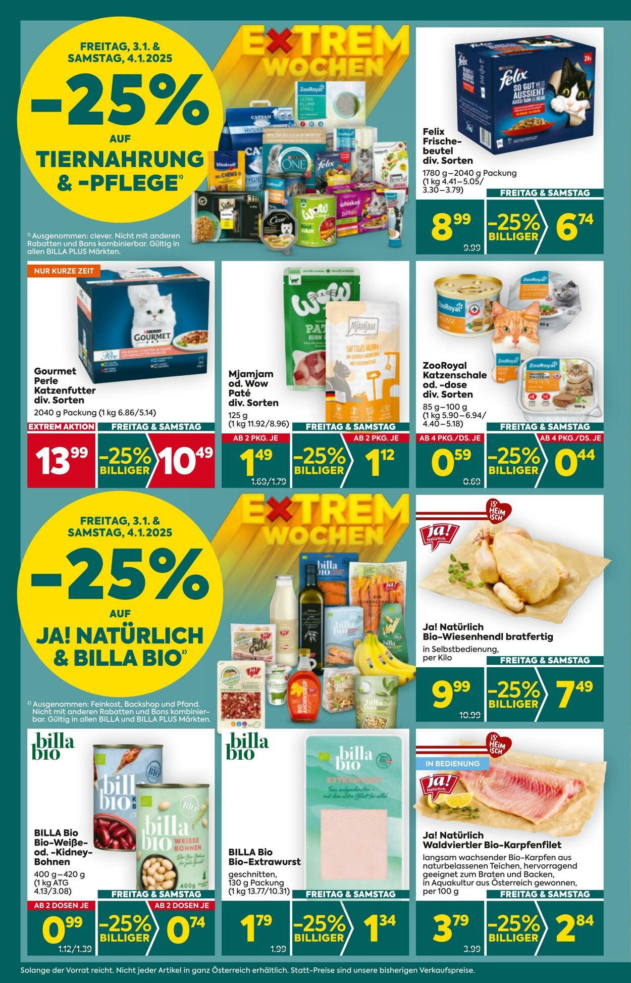 Prospekt BILLA PLUS 02.01.2025 - 08.01.2025