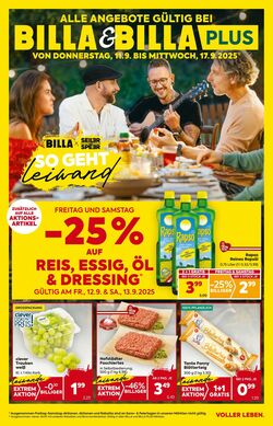 Prospekt BILLA PLUS 11.09.2025 - 17.09.2025