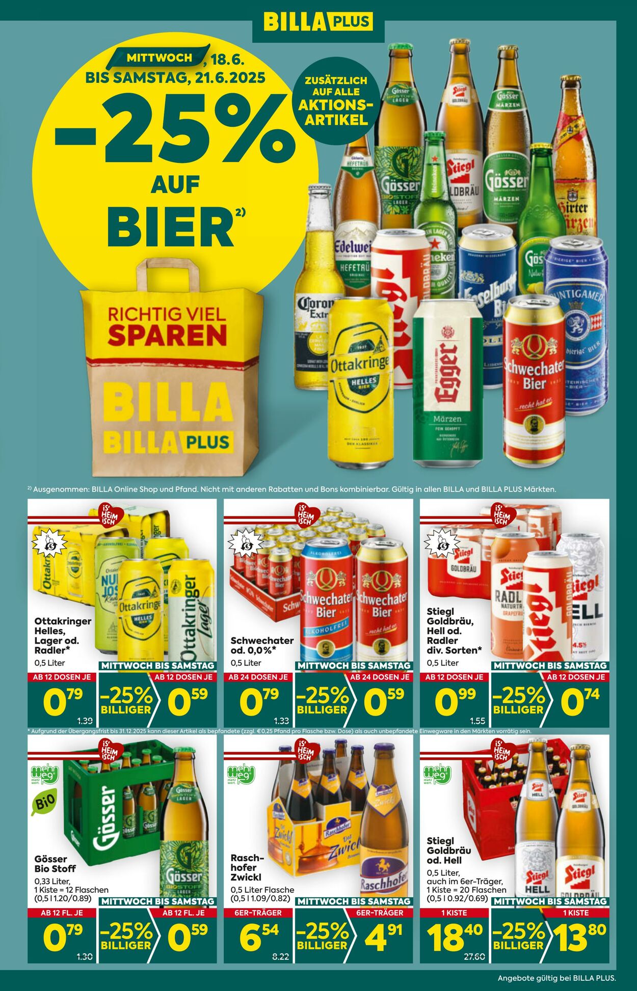 Prospekt BILLA PLUS 19.06.2025 - 25.06.2025