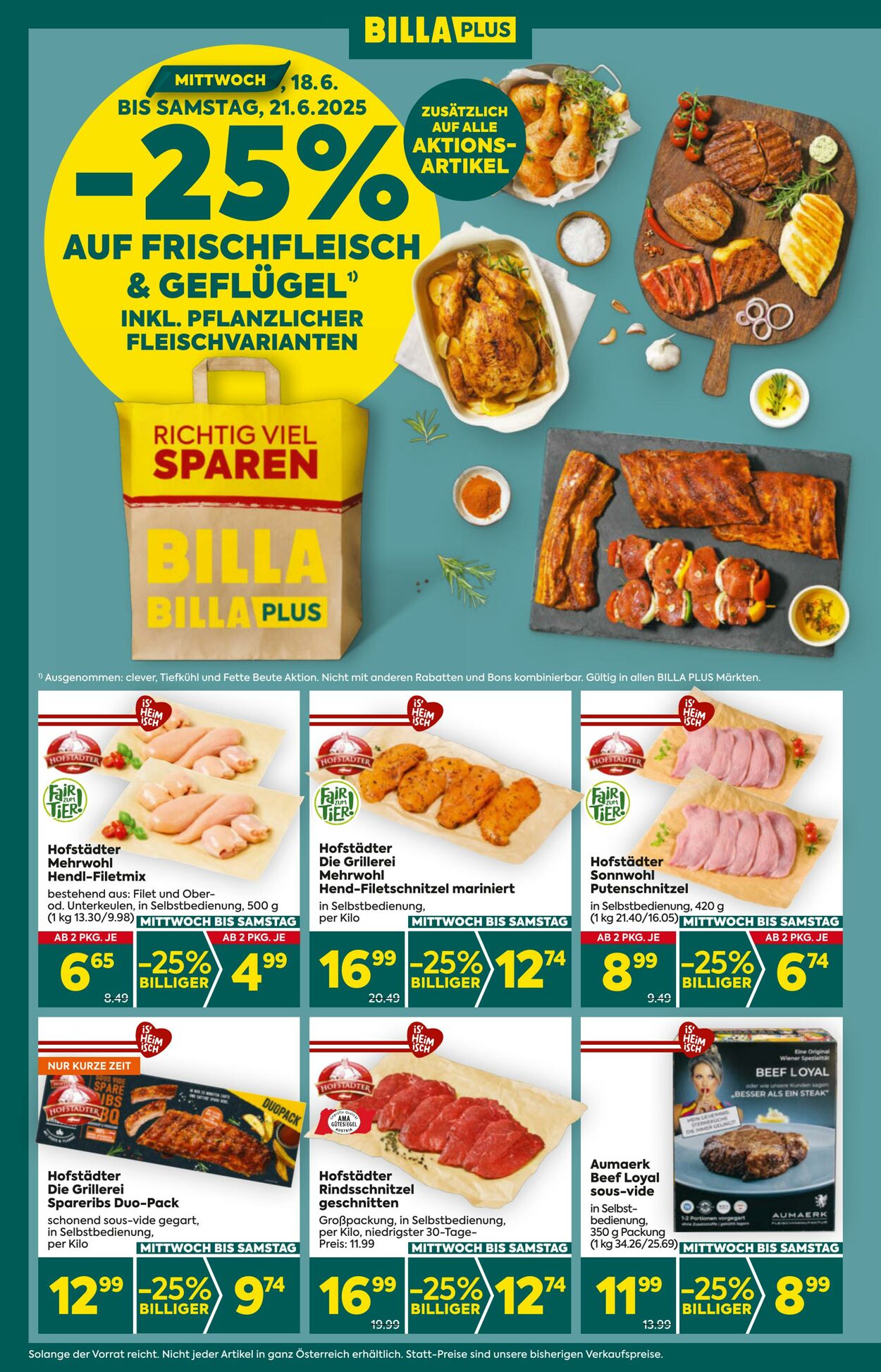 Prospekt BILLA PLUS 19.06.2025 - 25.06.2025