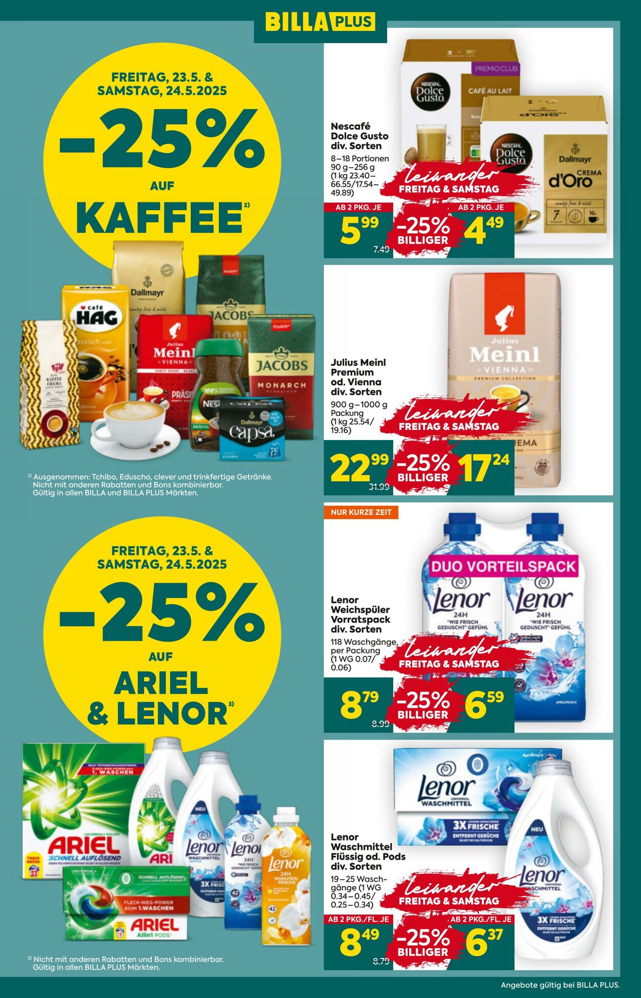 Prospekt BILLA PLUS 22.05.2025 - 28.05.2025