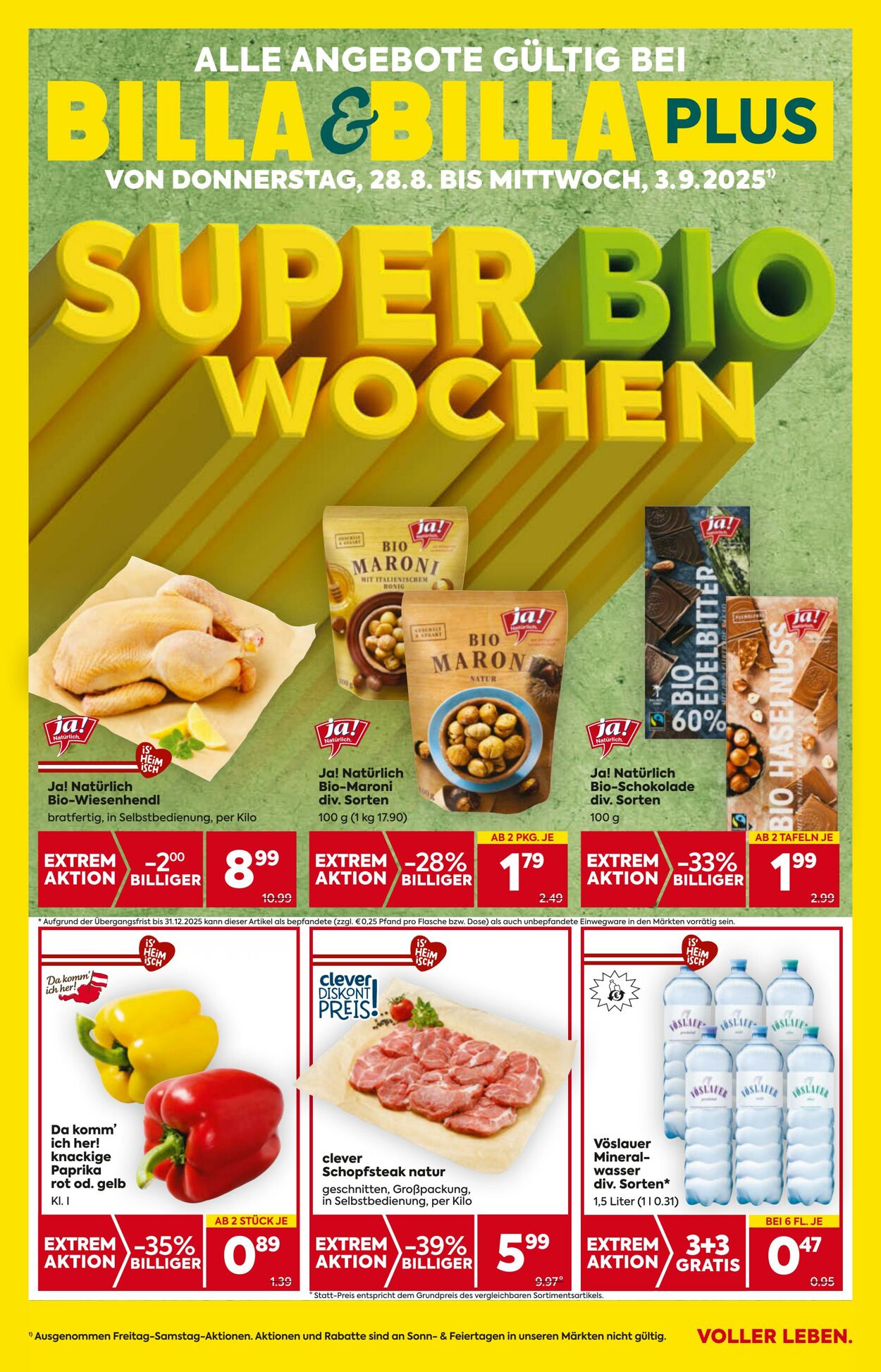 Prospekt BILLA PLUS 28.08.2025 - 03.09.2025