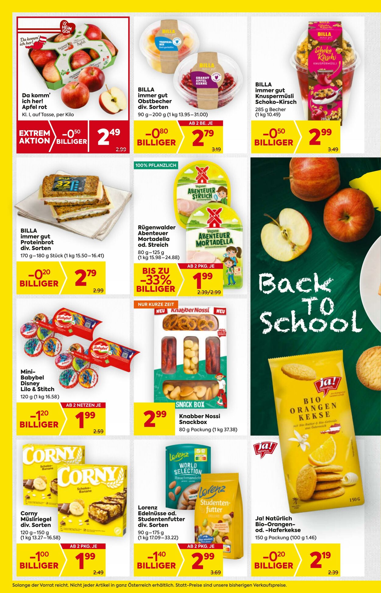Prospekt BILLA PLUS 28.08.2025 - 03.09.2025