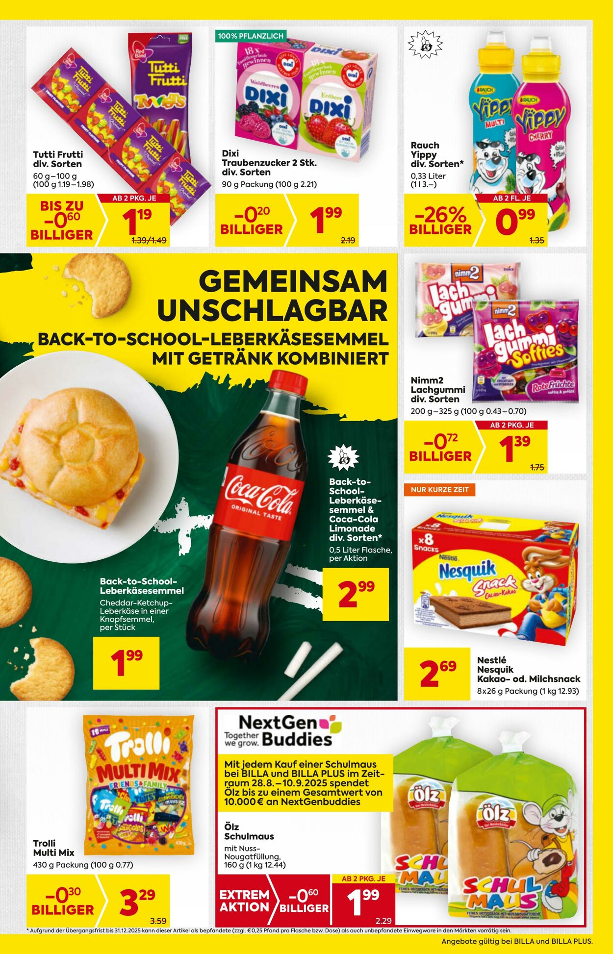 Prospekt BILLA PLUS 28.08.2025 - 03.09.2025