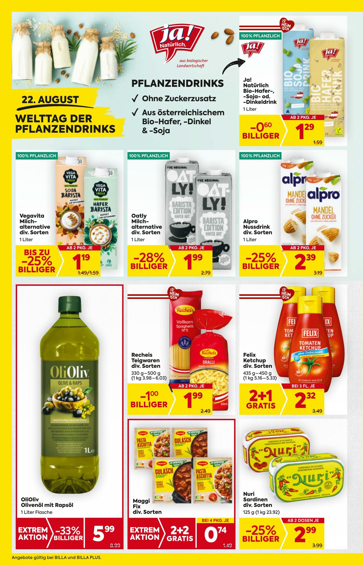 Prospekt BILLA PLUS 21.08.2025 - 27.08.2025