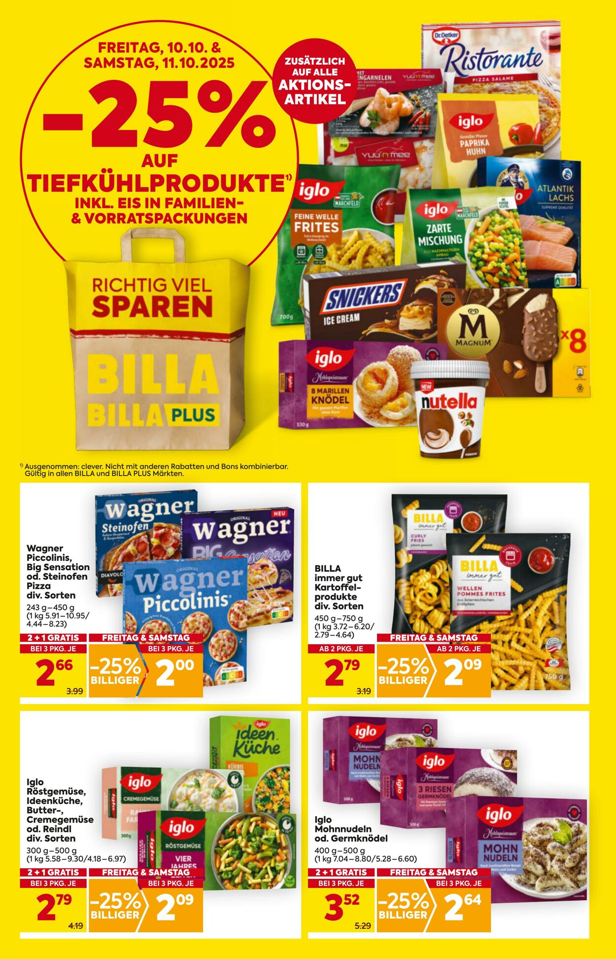 Prospekt BILLA PLUS 09.10.2025 - 15.10.2025