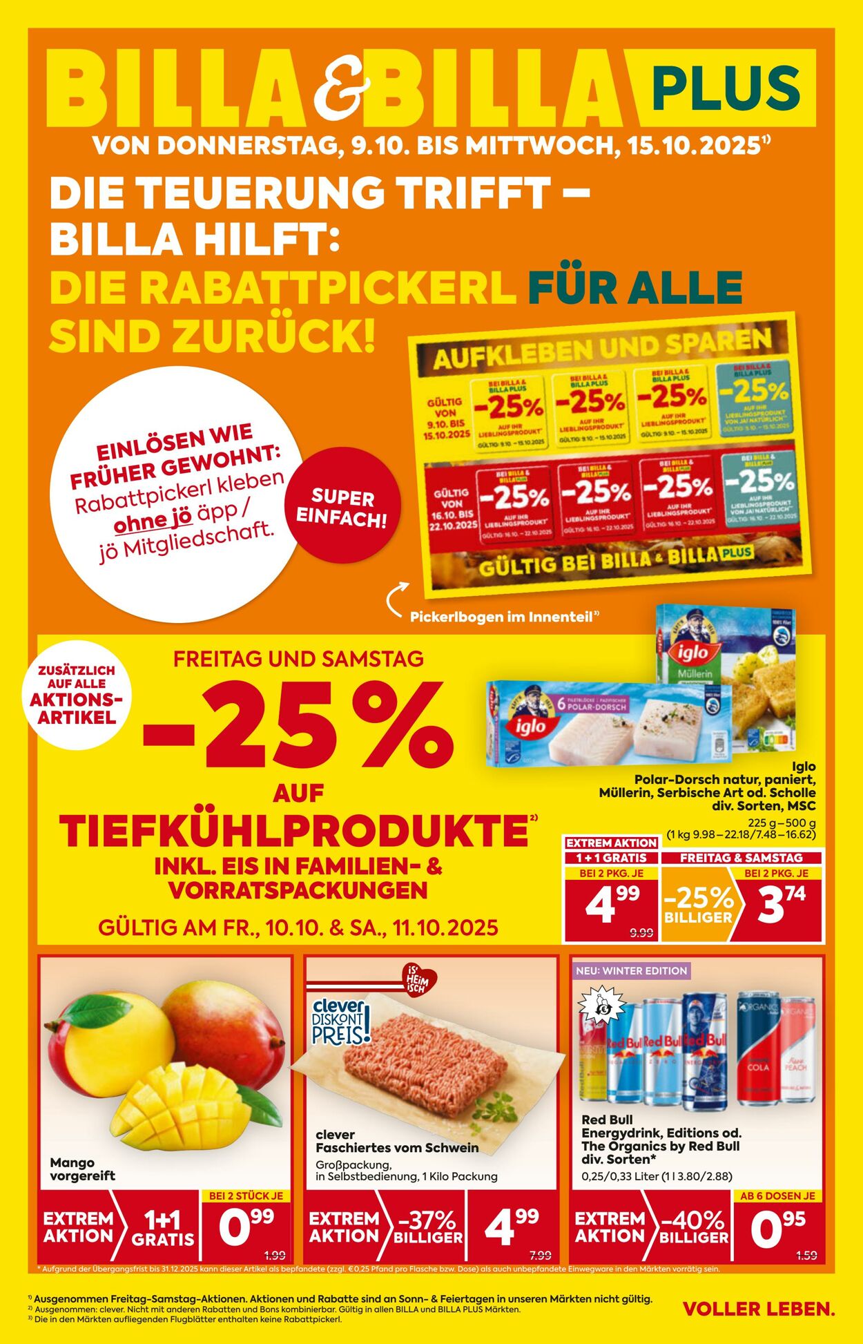 Prospekt BILLA PLUS 09.10.2025 - 15.10.2025