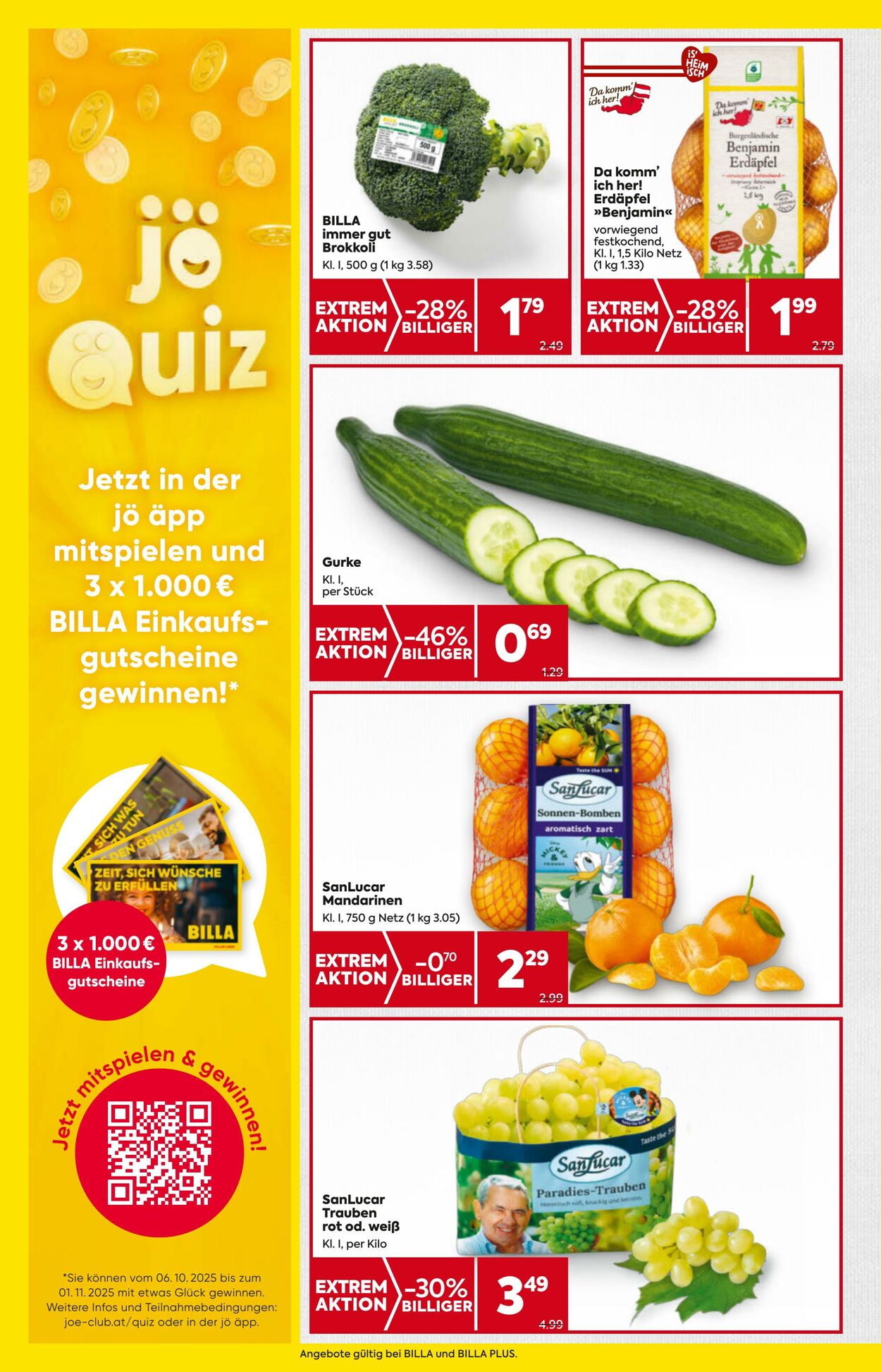 Prospekt BILLA PLUS 09.10.2025 - 15.10.2025
