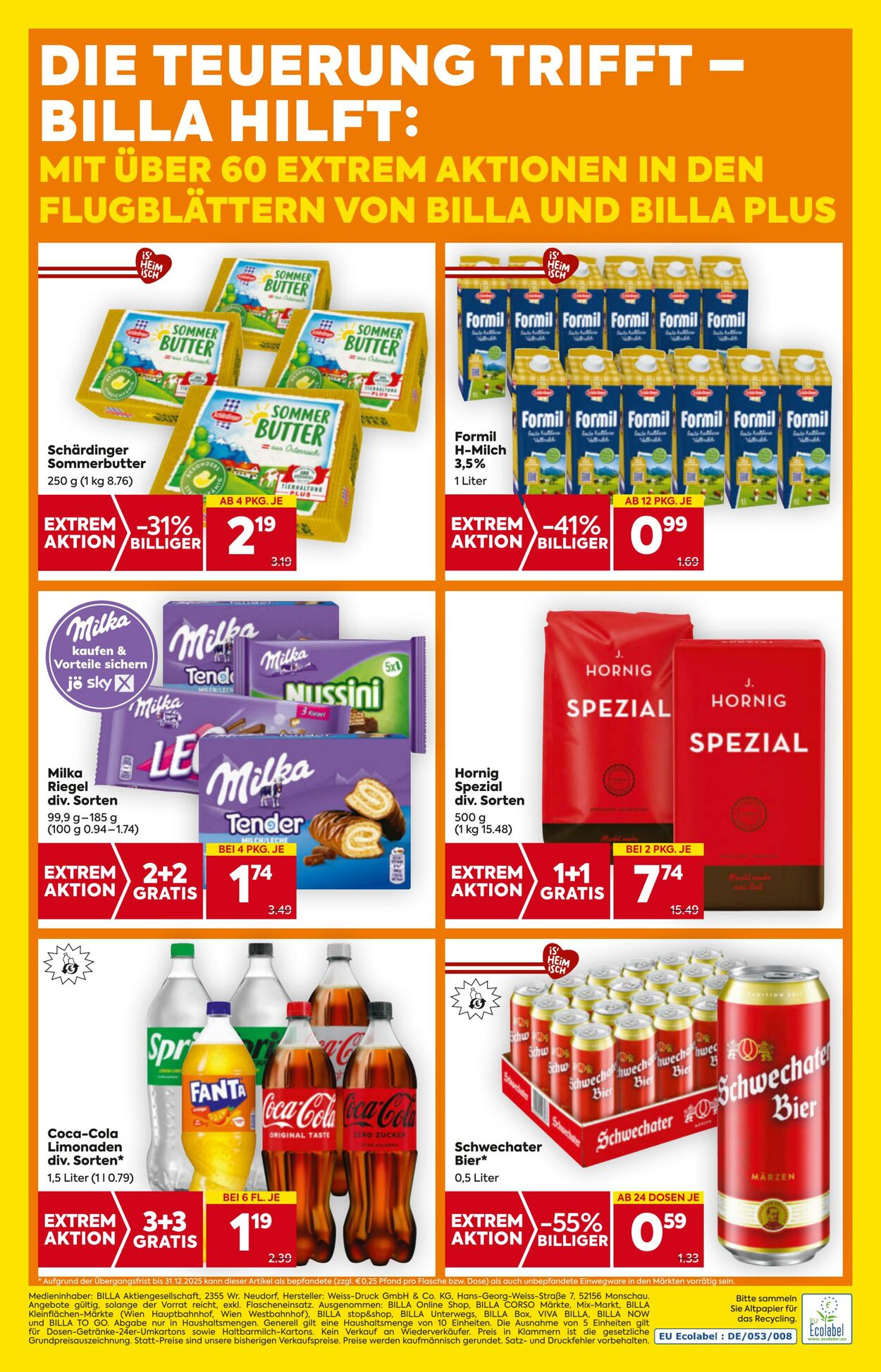 Prospekt BILLA PLUS 09.10.2025 - 15.10.2025