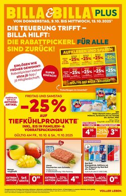 Prospekt BILLA PLUS 09.10.2025 - 15.10.2025
