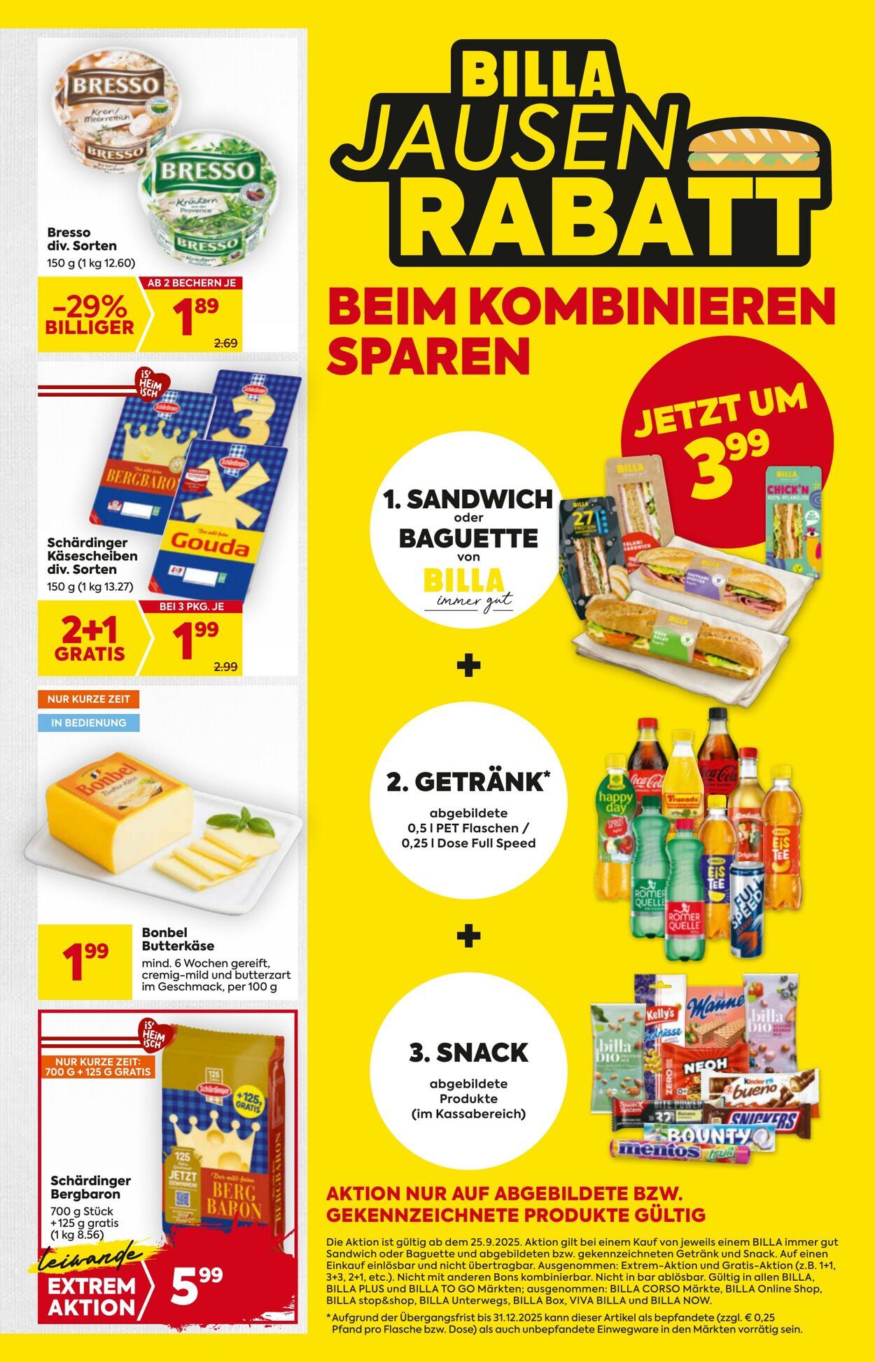 Prospekt BILLA PLUS 25.09.2025 - 01.10.2025
