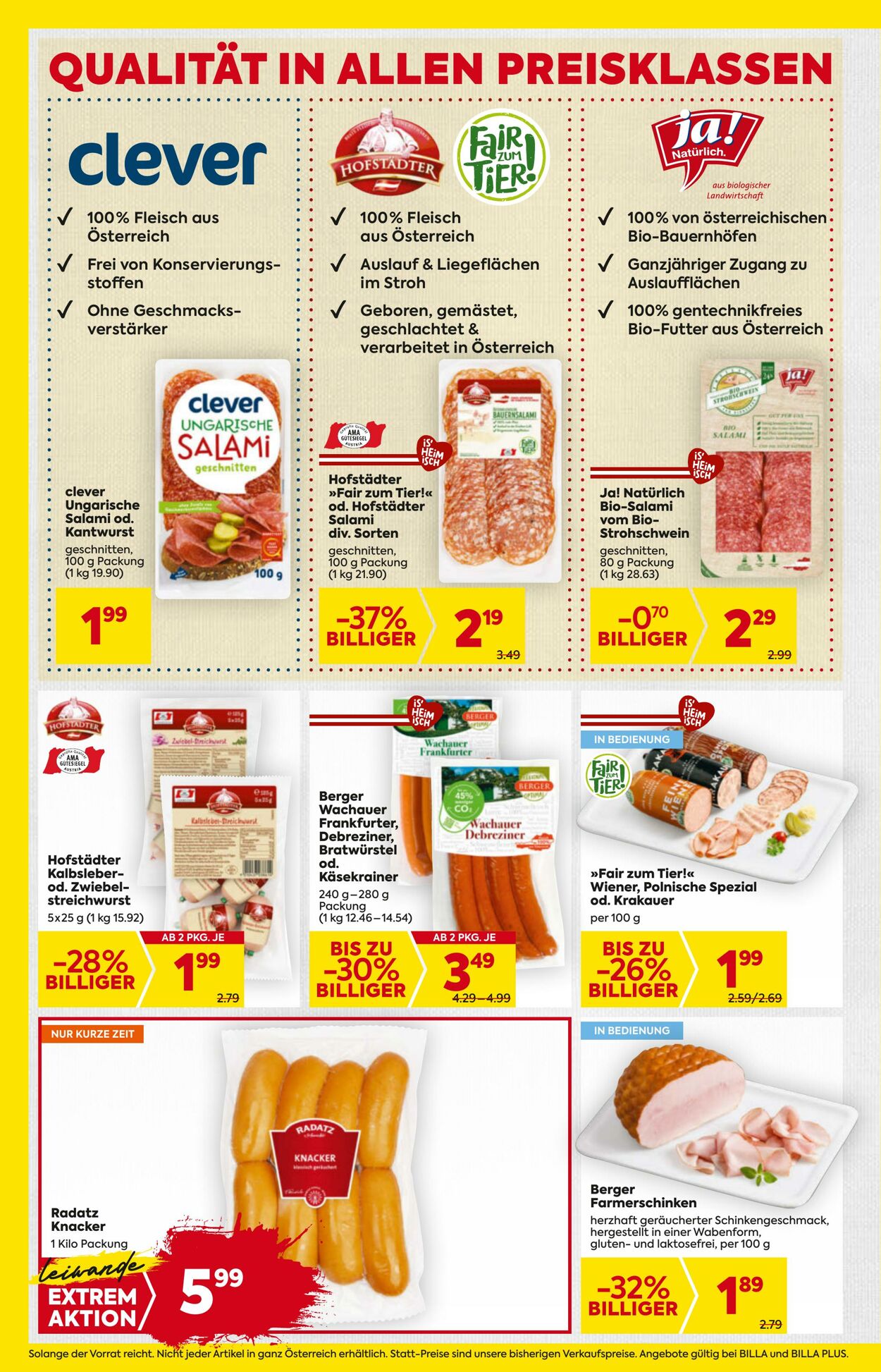 Prospekt BILLA PLUS 25.09.2025 - 01.10.2025