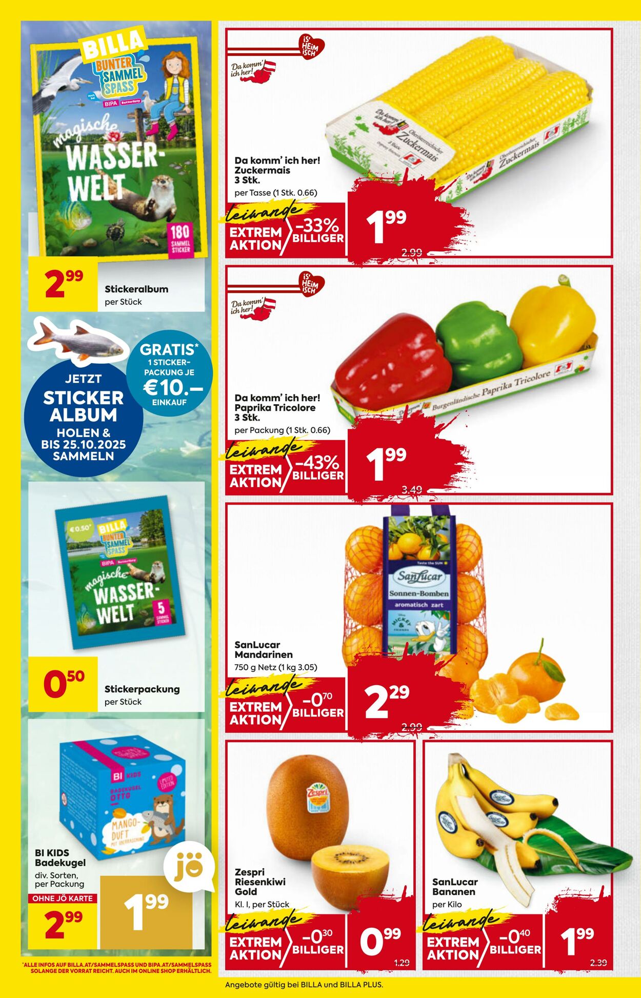 Prospekt BILLA PLUS 25.09.2025 - 01.10.2025