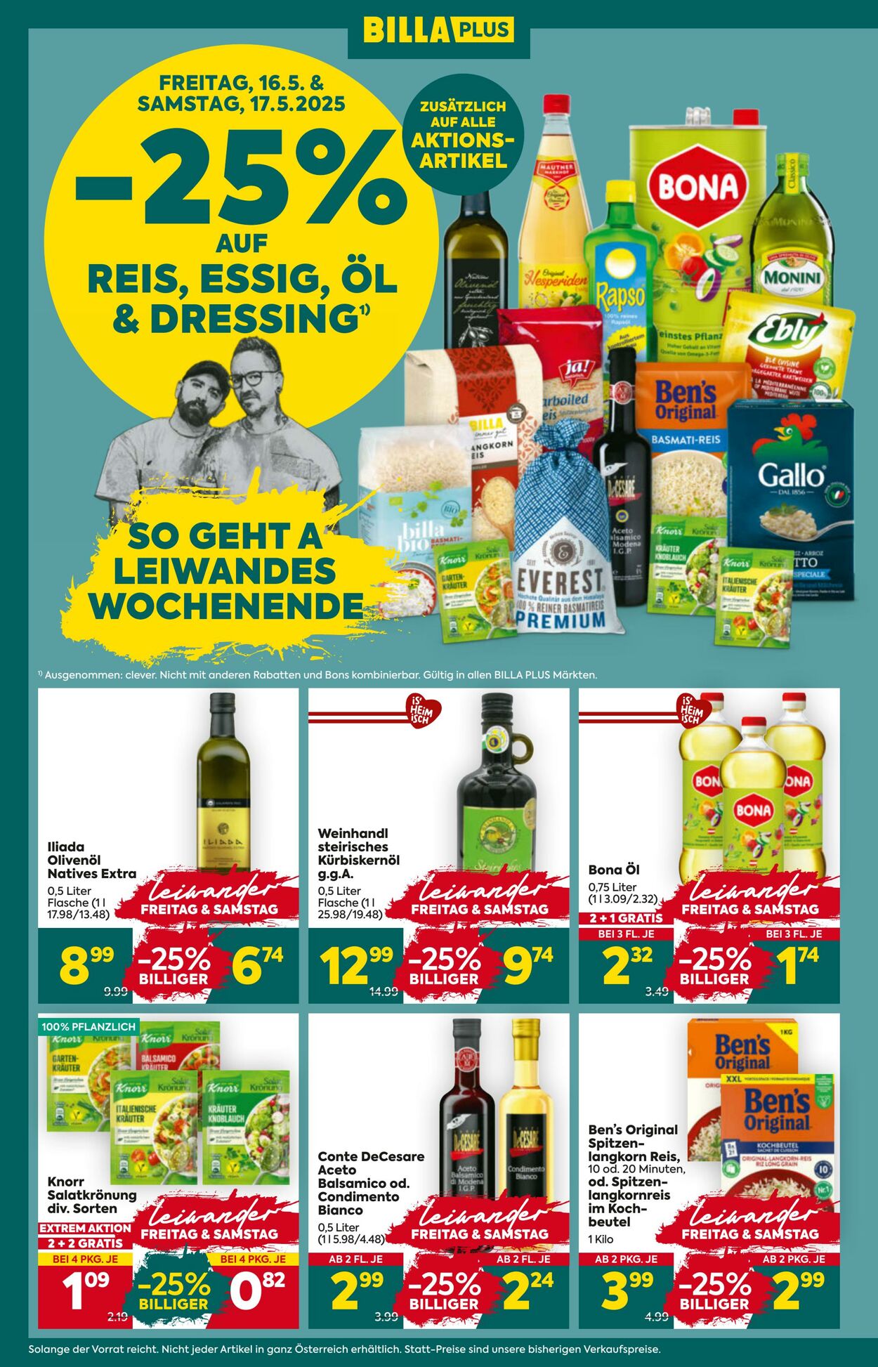 Prospekt BILLA PLUS 15.05.2025 - 21.05.2025