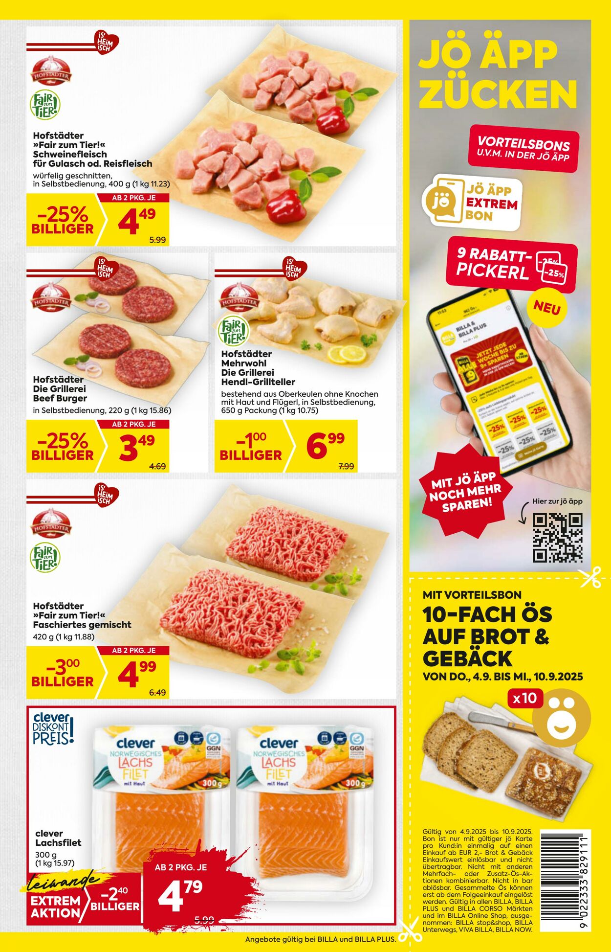 Prospekt BILLA PLUS 04.09.2025 - 10.09.2025