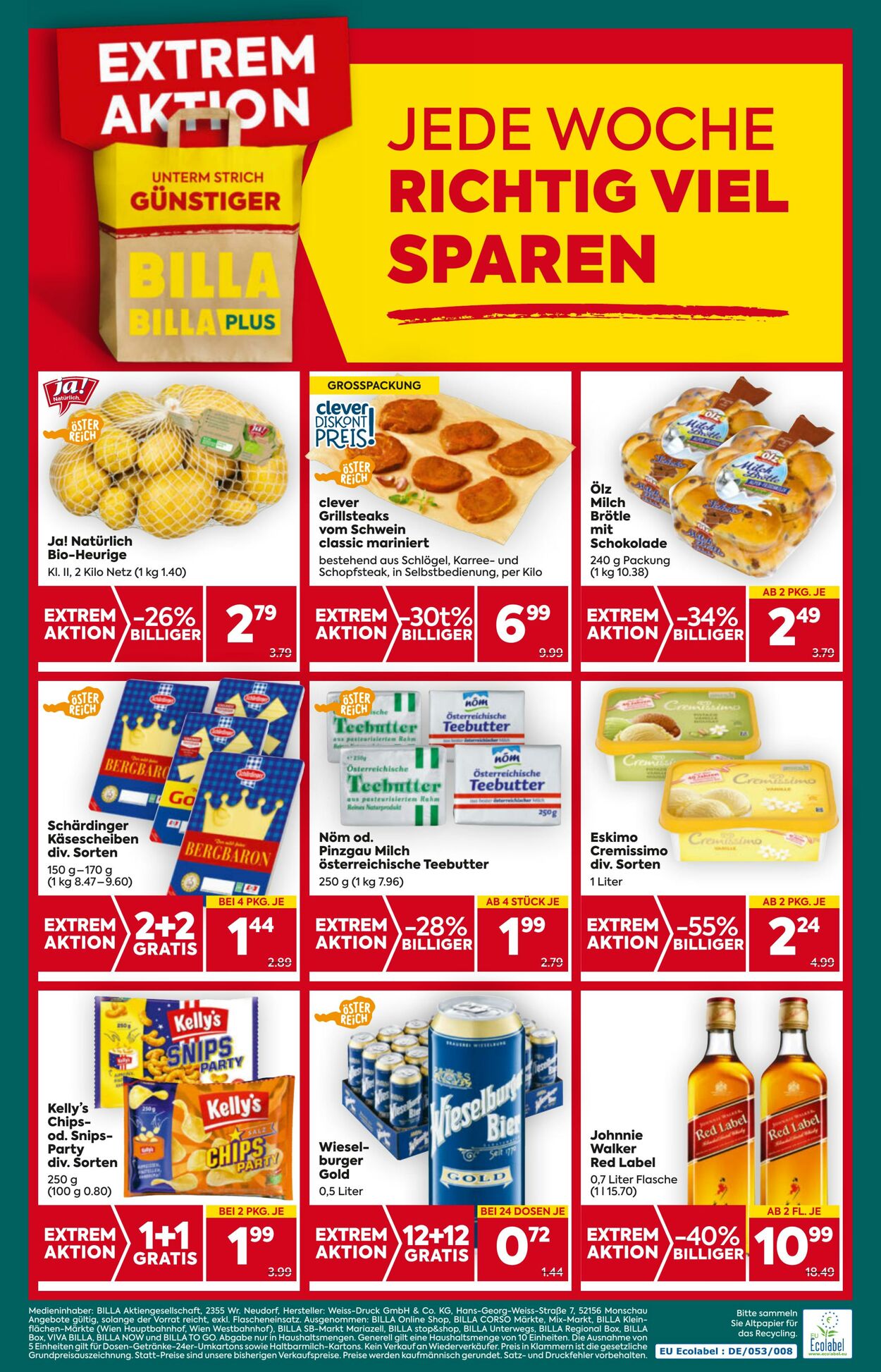 Prospekt BILLA PLUS 04.07.2024 - 10.07.2024