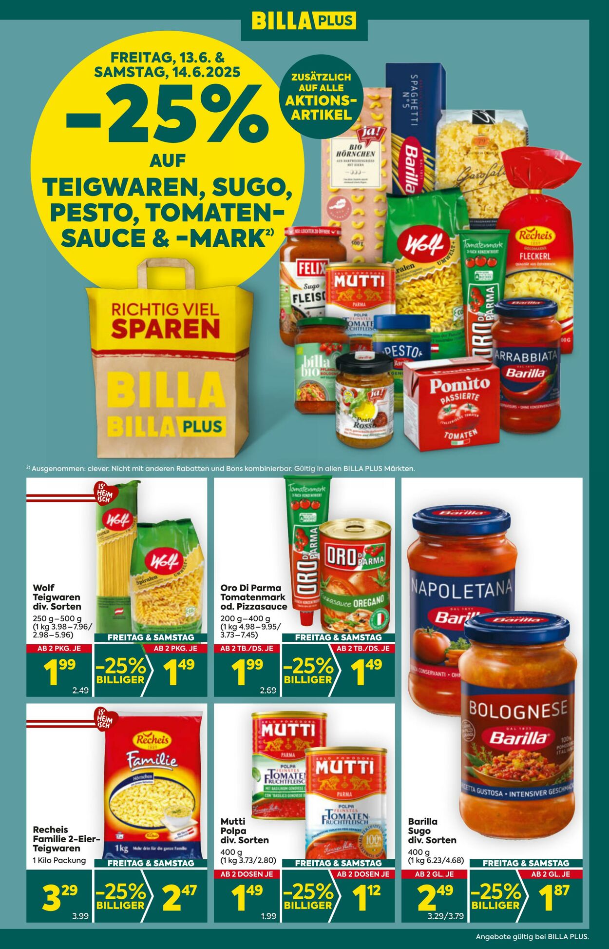 Prospekt BILLA PLUS 12.06.2025 - 18.06.2025