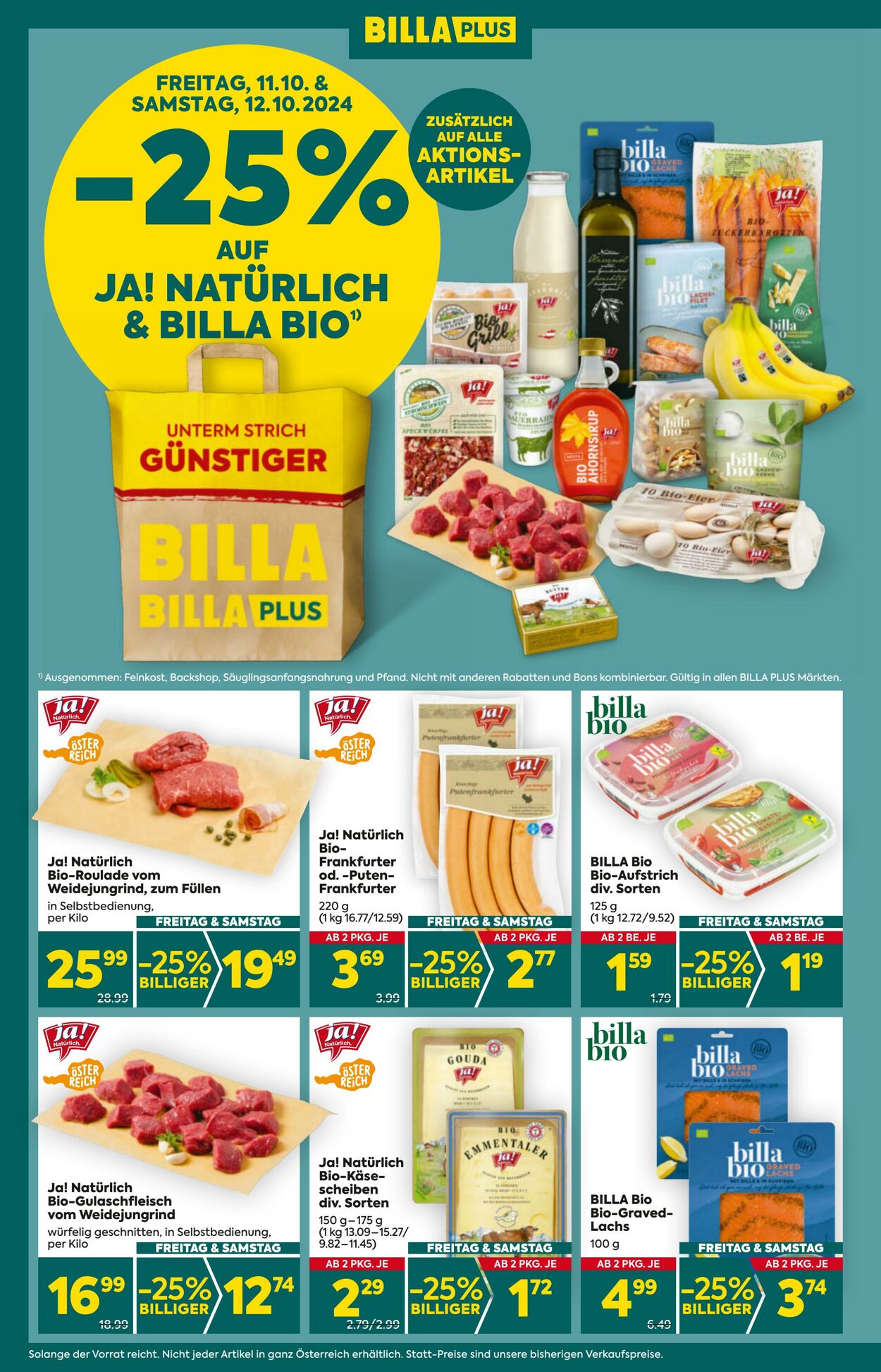 Prospekt BILLA PLUS 10.10.2024 - 16.10.2024