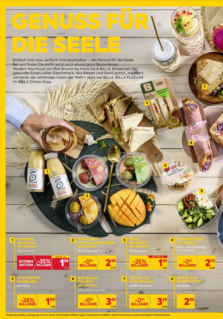 Prospekt BILLA PLUS 29.07.2021 - 04.08.2021