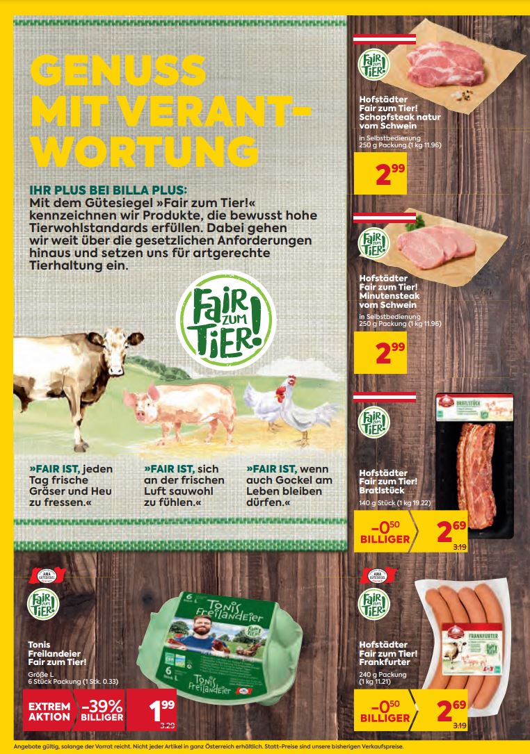 Prospekt BILLA PLUS 29.07.2021 - 04.08.2021