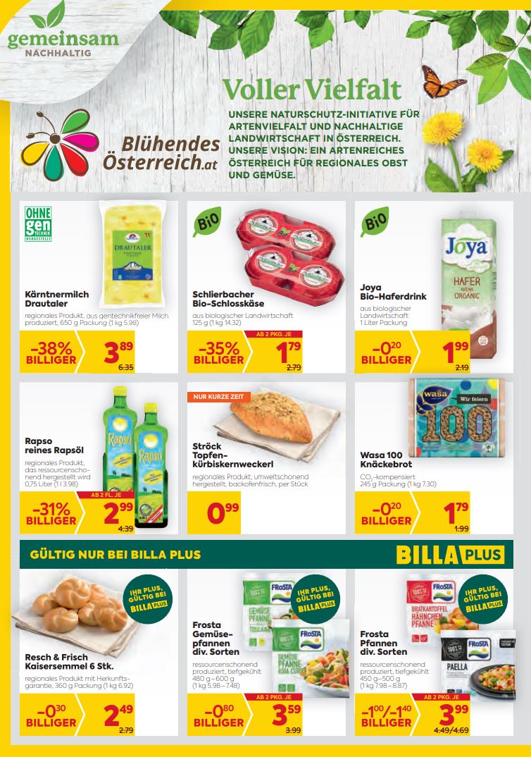 Prospekt BILLA PLUS 29.07.2021 - 04.08.2021