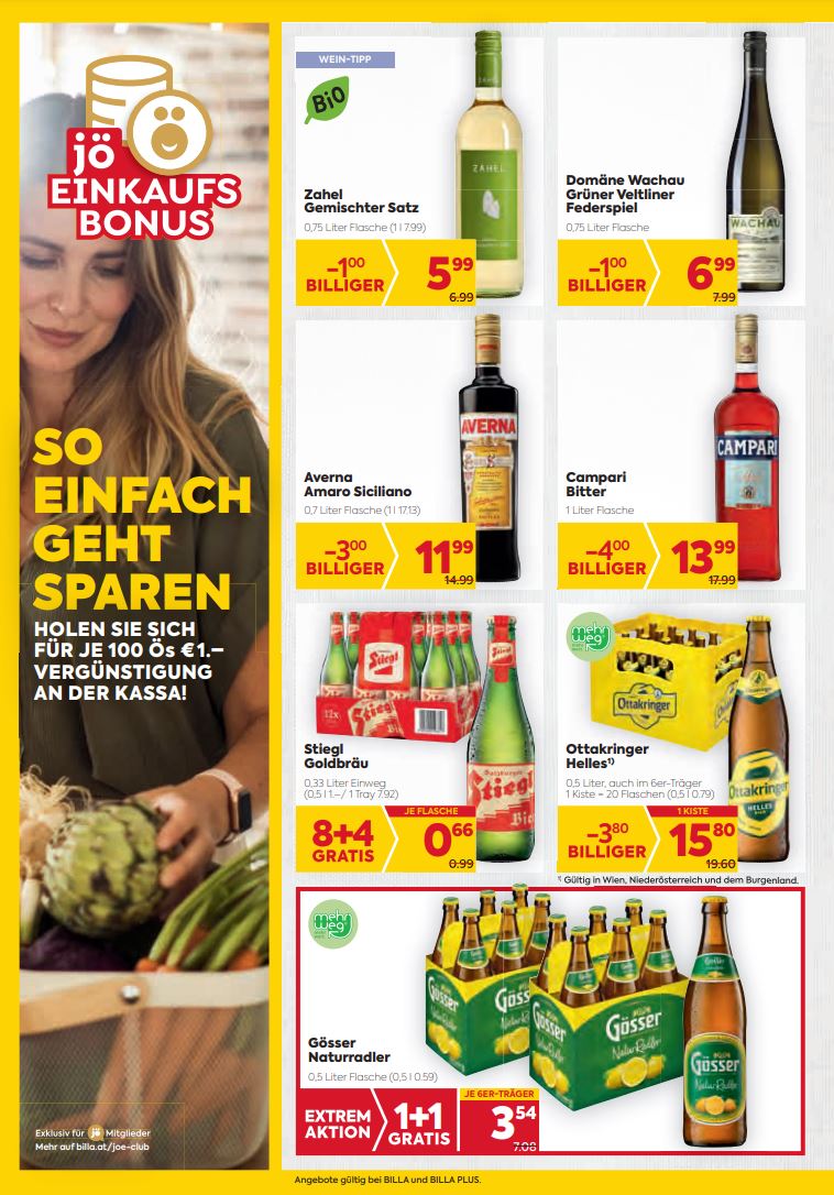 Prospekt BILLA PLUS 29.07.2021 - 04.08.2021
