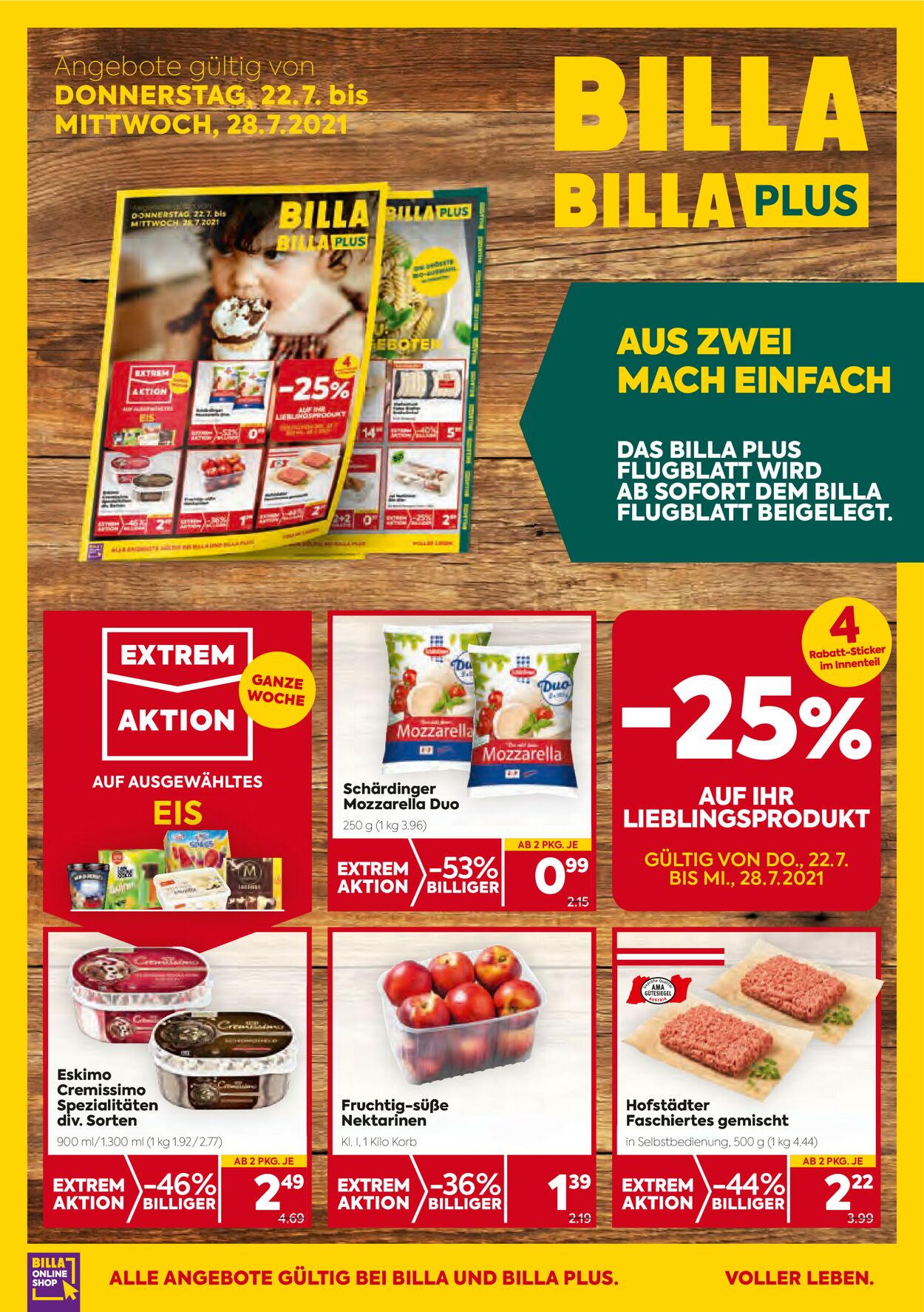 Prospekt BILLA PLUS 22.07.2021 - 29.07.2021