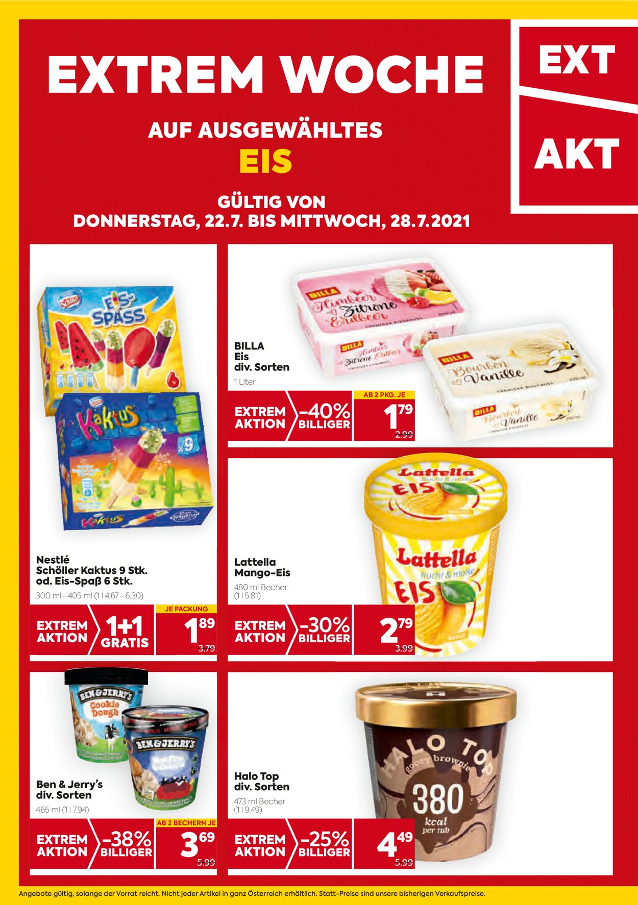 Prospekt BILLA PLUS 22.07.2021 - 29.07.2021