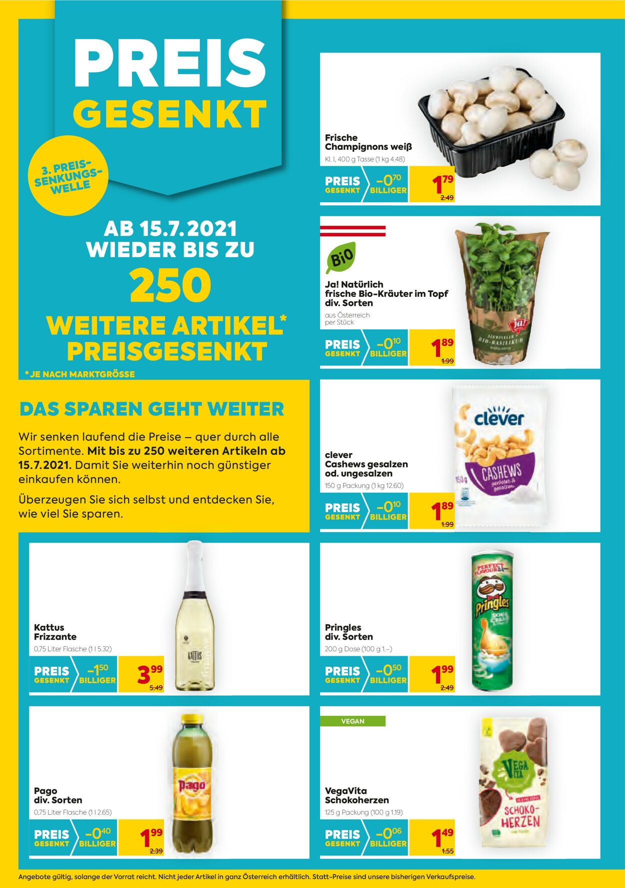 Prospekt BILLA PLUS 22.07.2021 - 29.07.2021