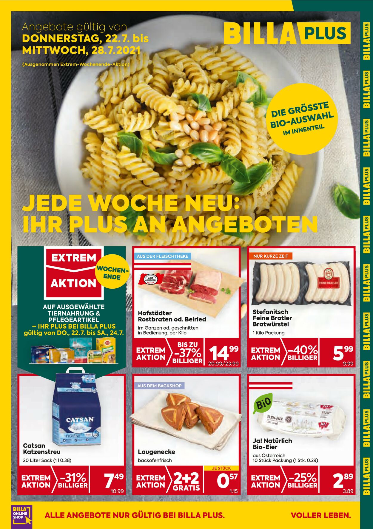 Prospekt BILLA PLUS 22.07.2021 - 29.07.2021