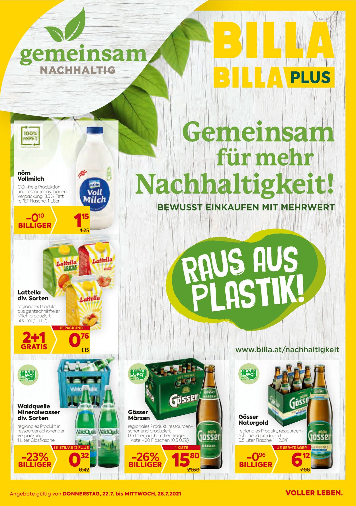 Prospekt BILLA PLUS 22.07.2021 - 29.07.2021