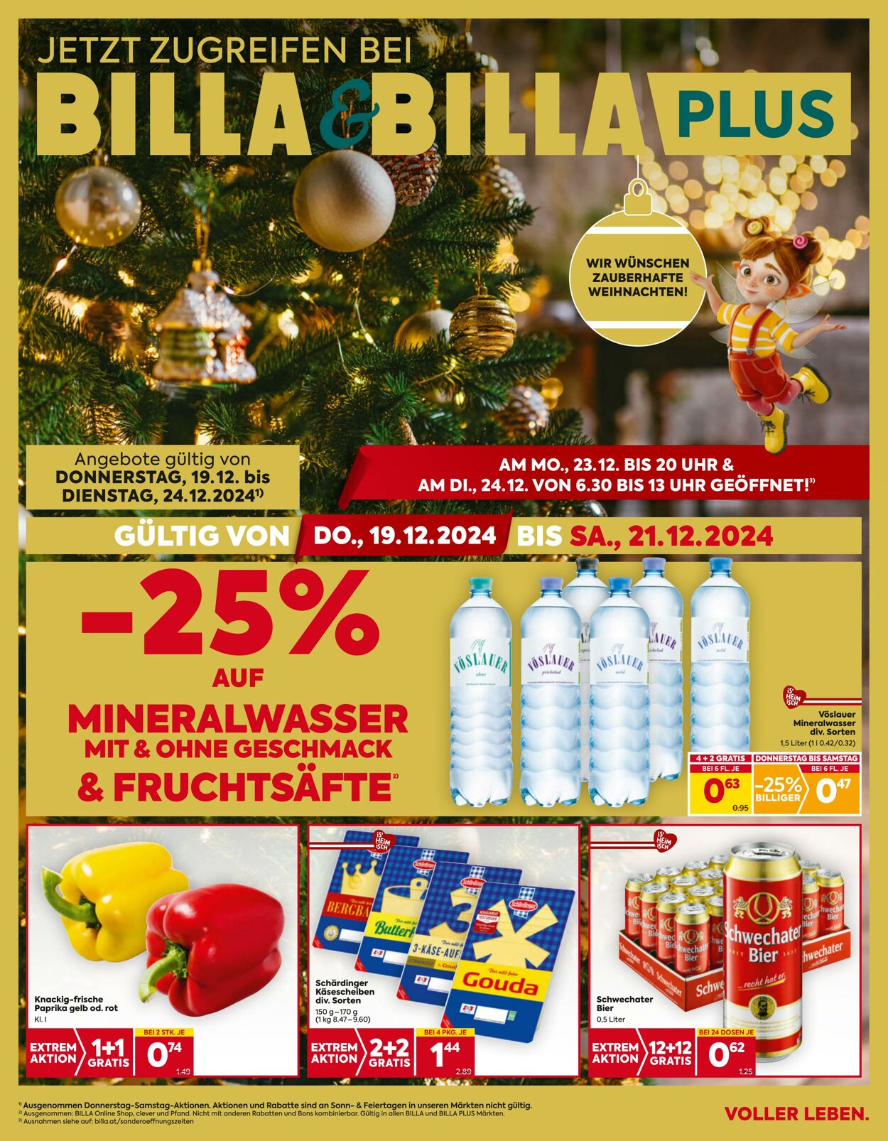 Prospekt Billa - BILLA Flugblatt | BILLA 19 Dez, 2024 - 25 Dez, 2024