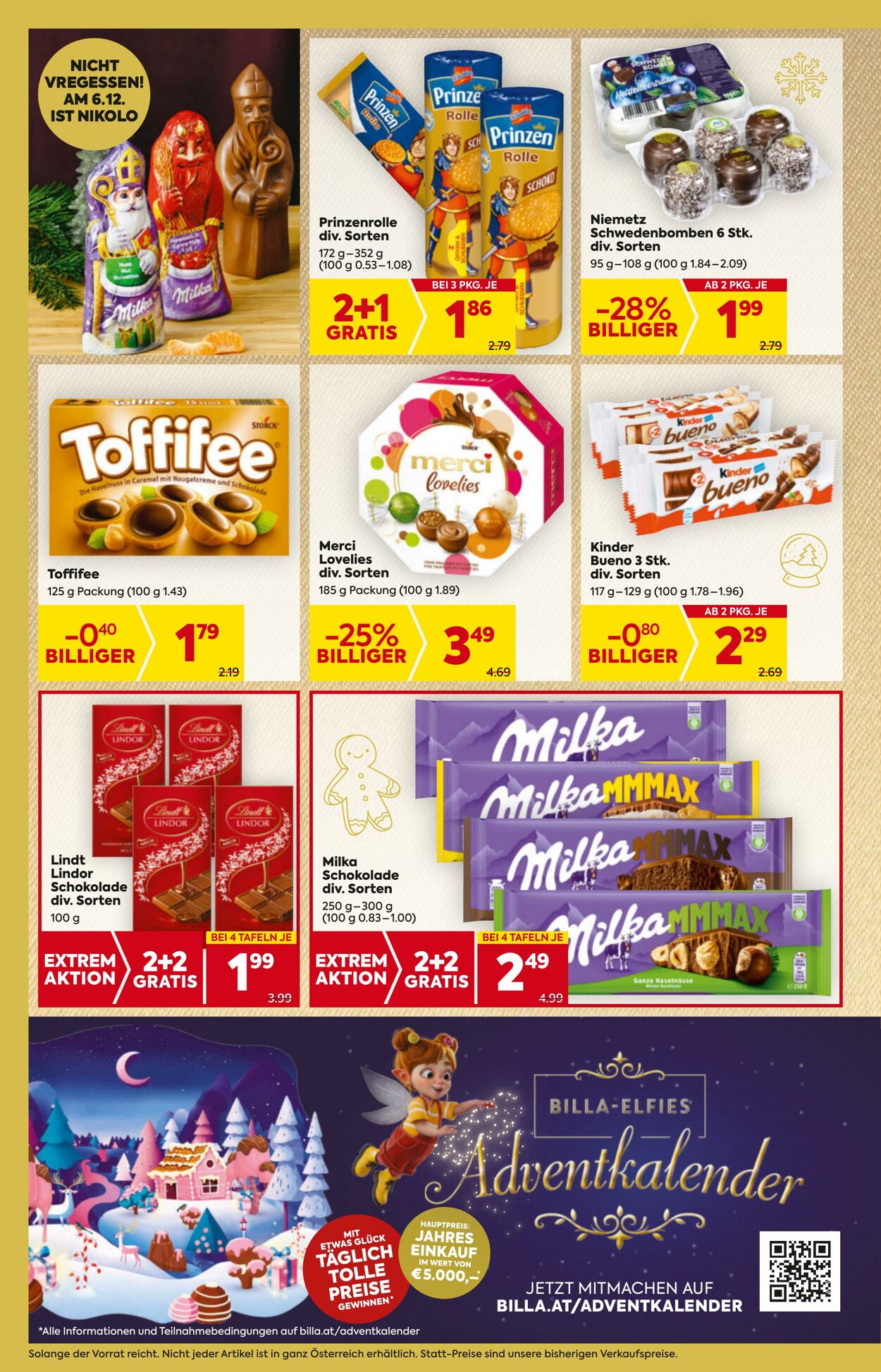 Prospekt Billa 04.12.2025 - 10.12.2025