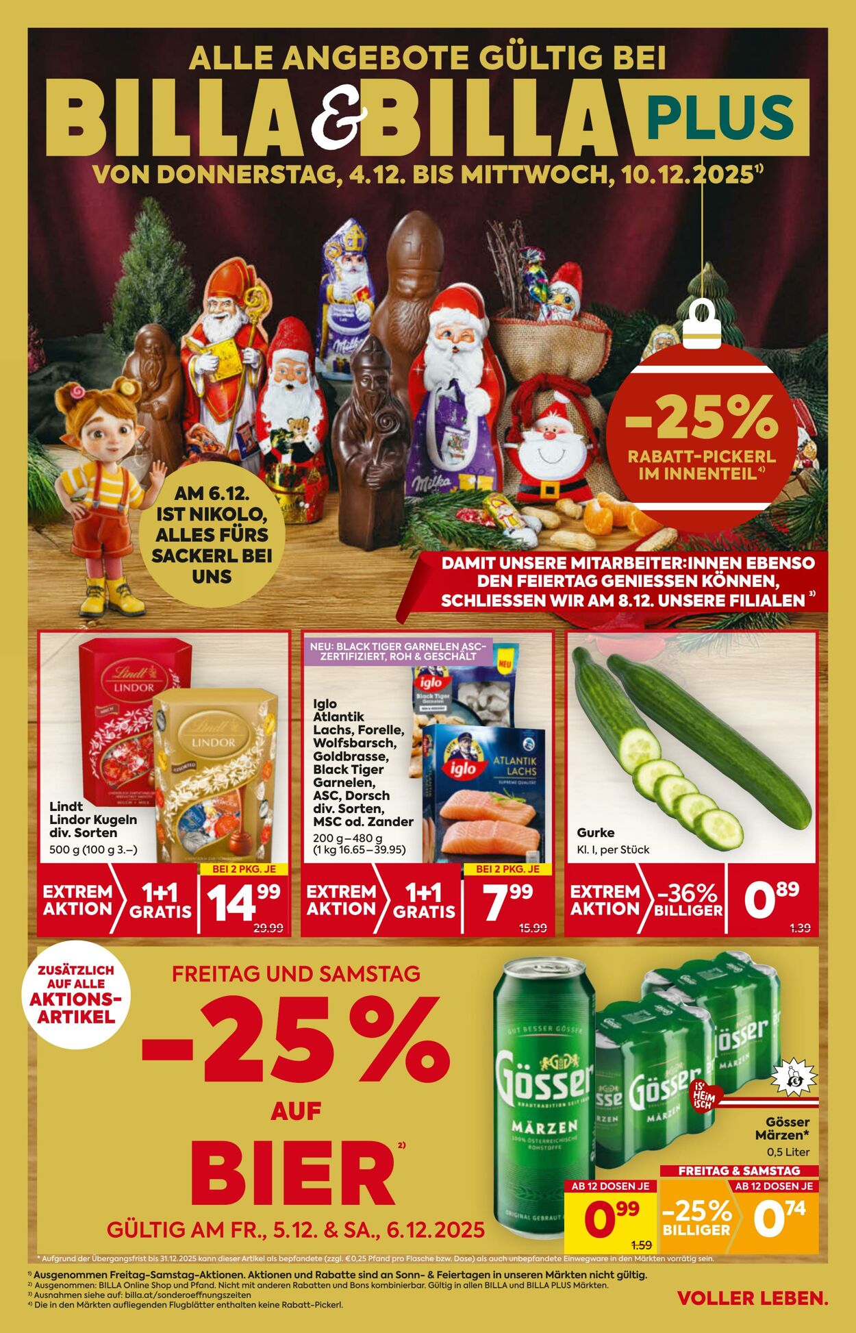 Prospekt Billa 04.12.2025 - 10.12.2025