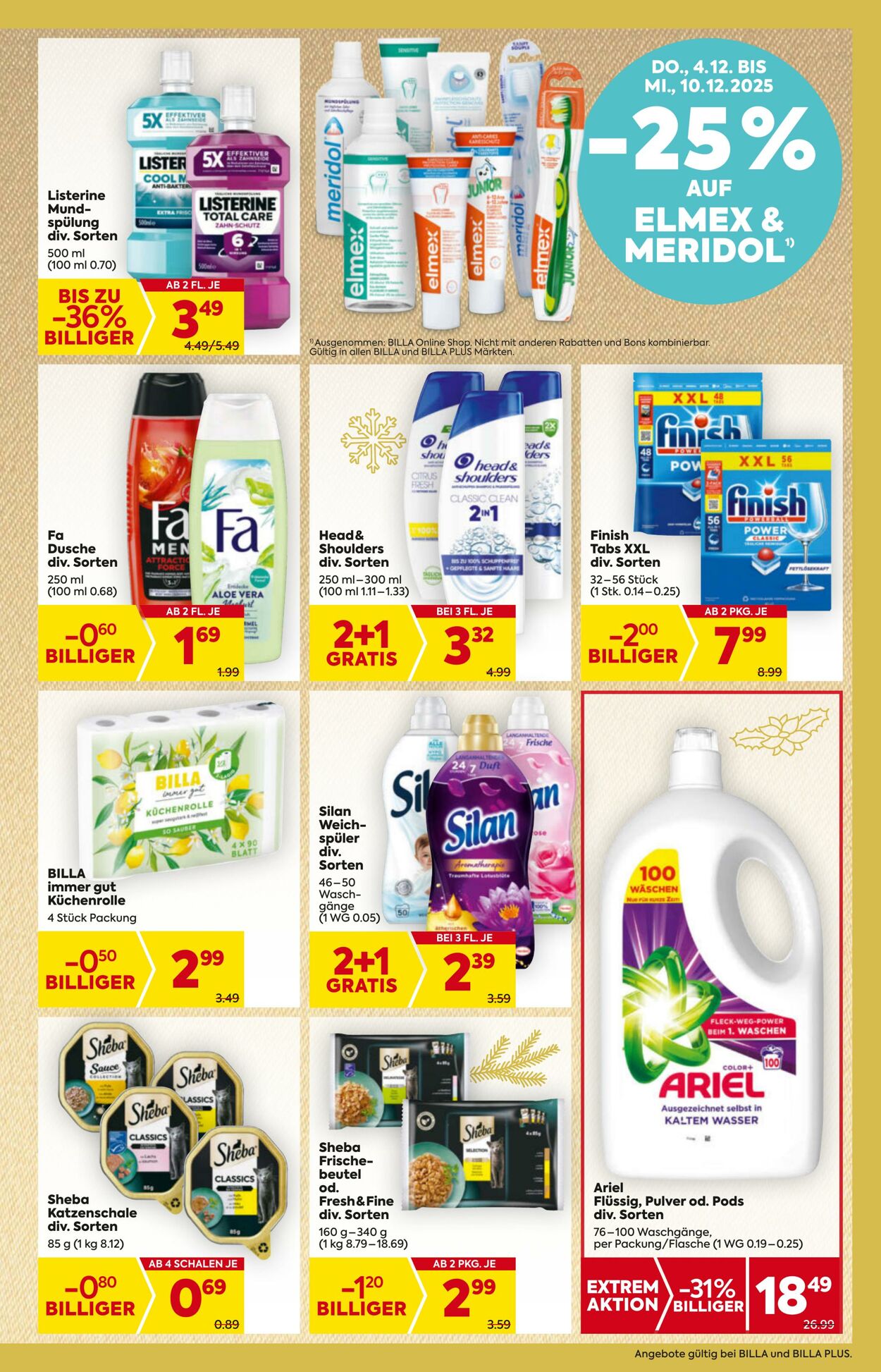 Prospekt Billa 04.12.2025 - 10.12.2025
