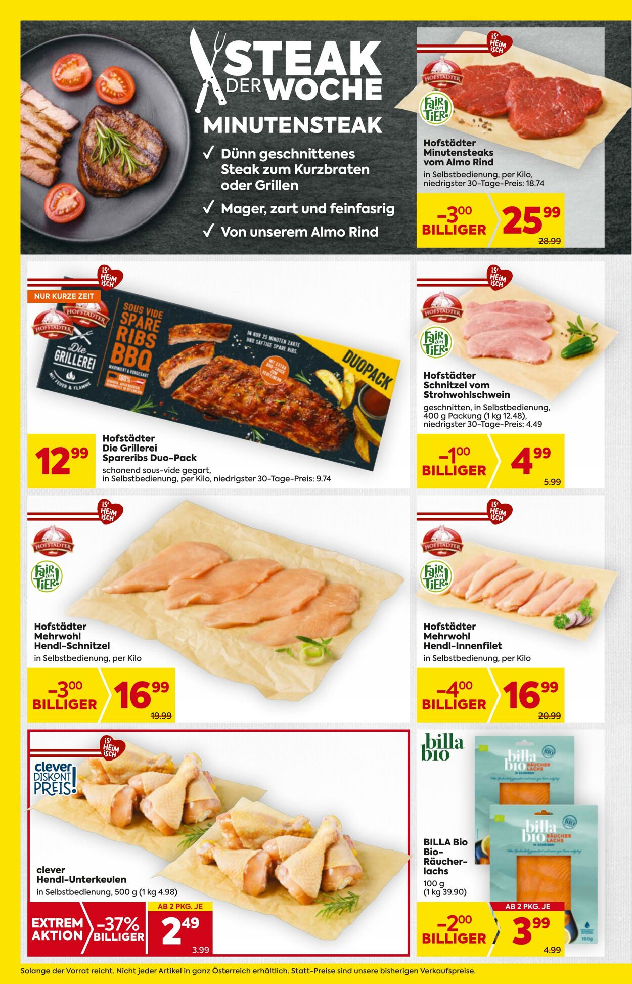 Prospekt Billa 05.06.2025 - 11.06.2025