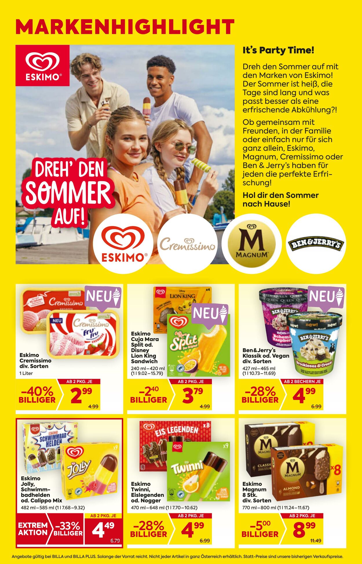 Prospekt Billa 05.06.2025 - 11.06.2025