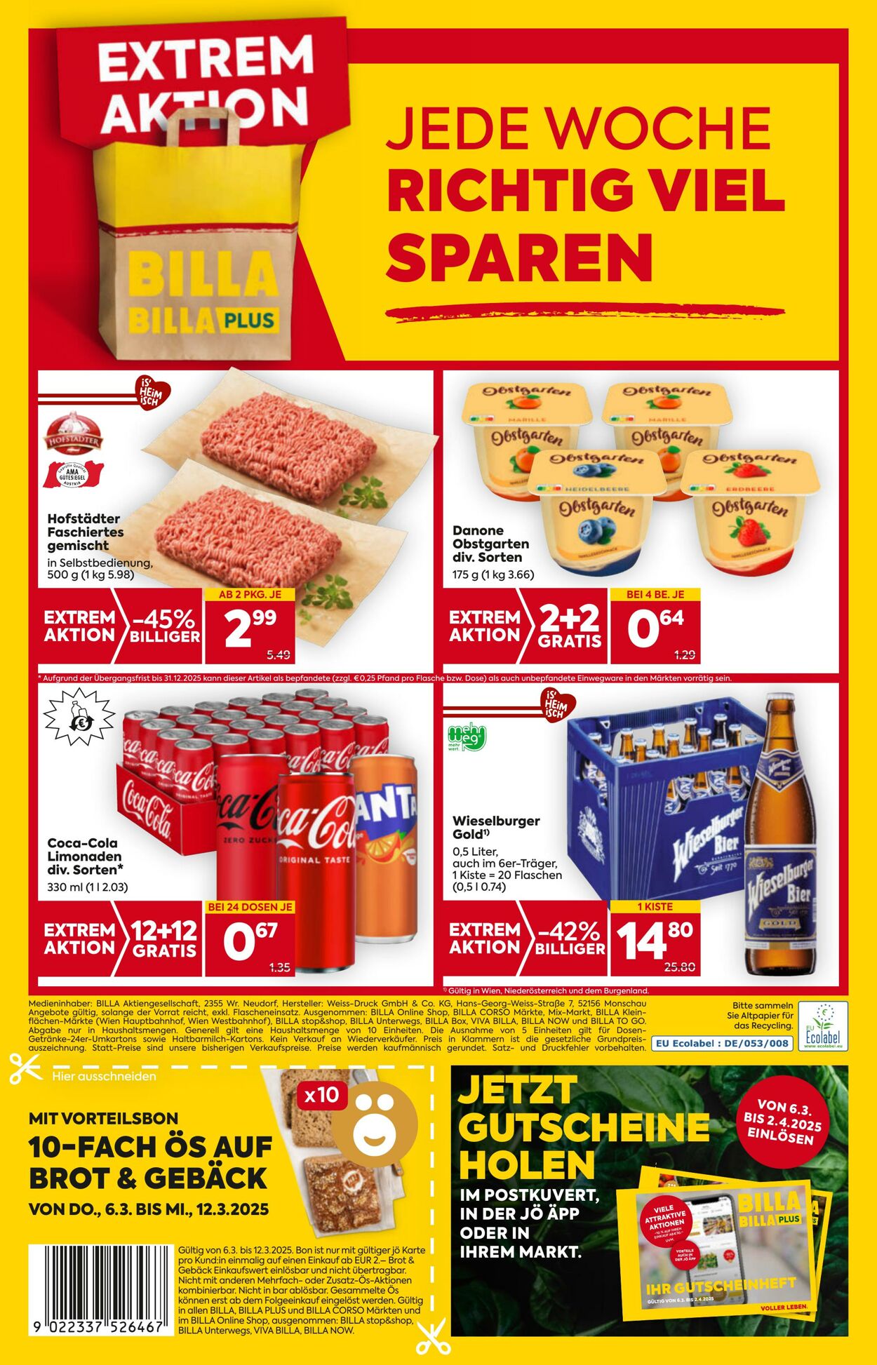 Prospekt Billa 06.03.2025 - 12.03.2025