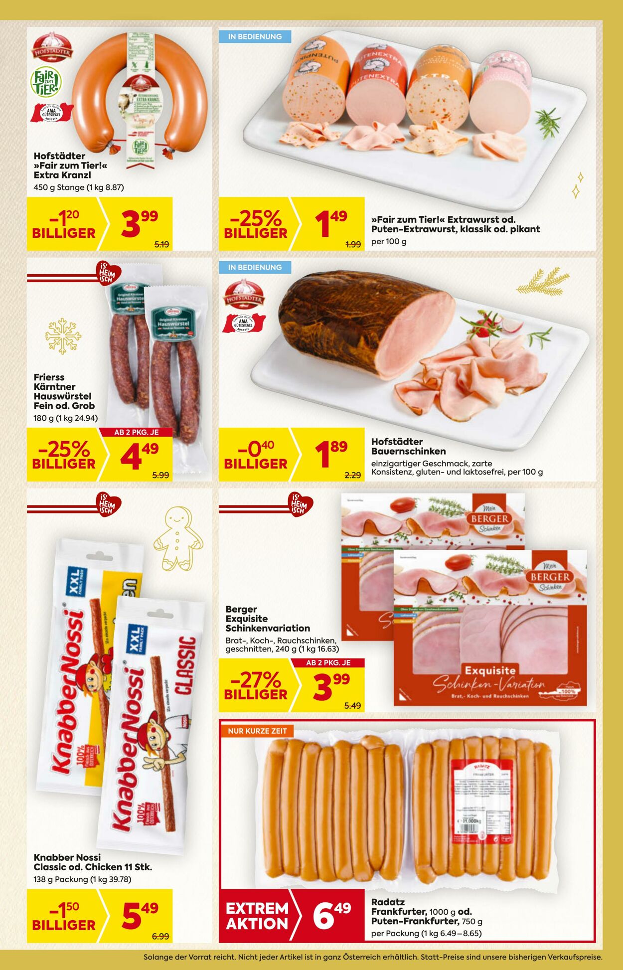 Prospekt Billa 20.11.2025 - 26.11.2025