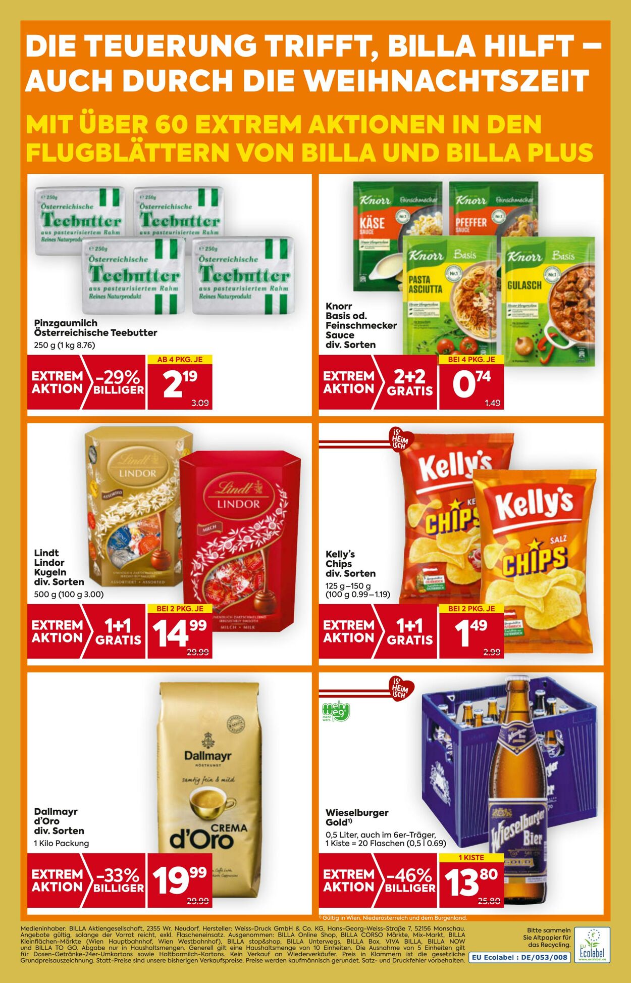 Prospekt Billa 20.11.2025 - 26.11.2025