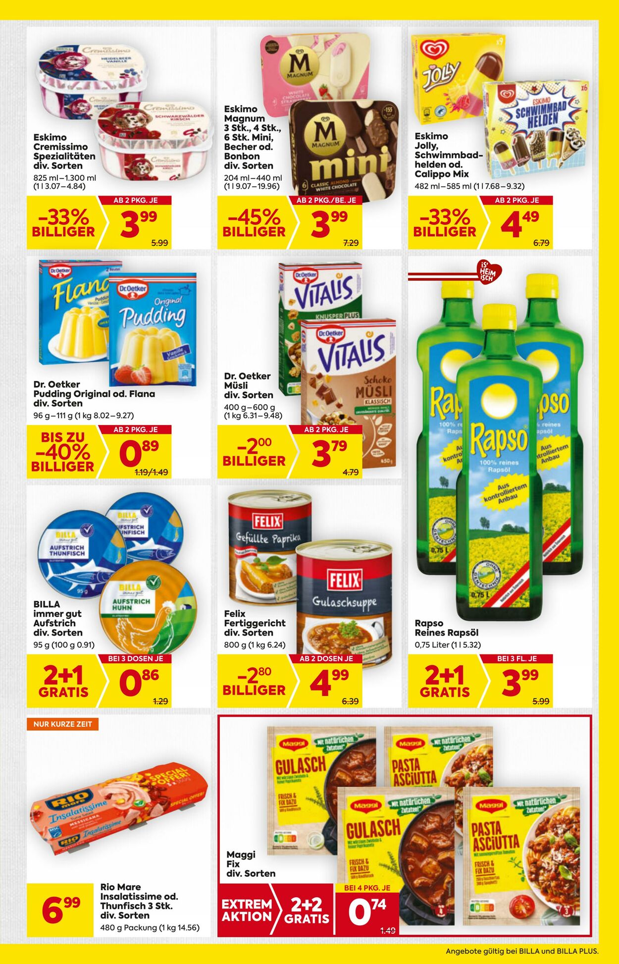 Prospekt Billa 14.08.2025 - 20.08.2025